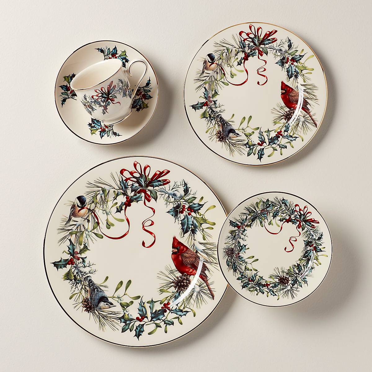 Winter Greetings 5 Piece Place Setting