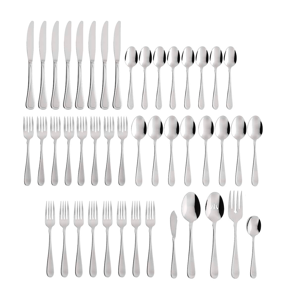Alternative view of Flight 45 Piece Flatware Set