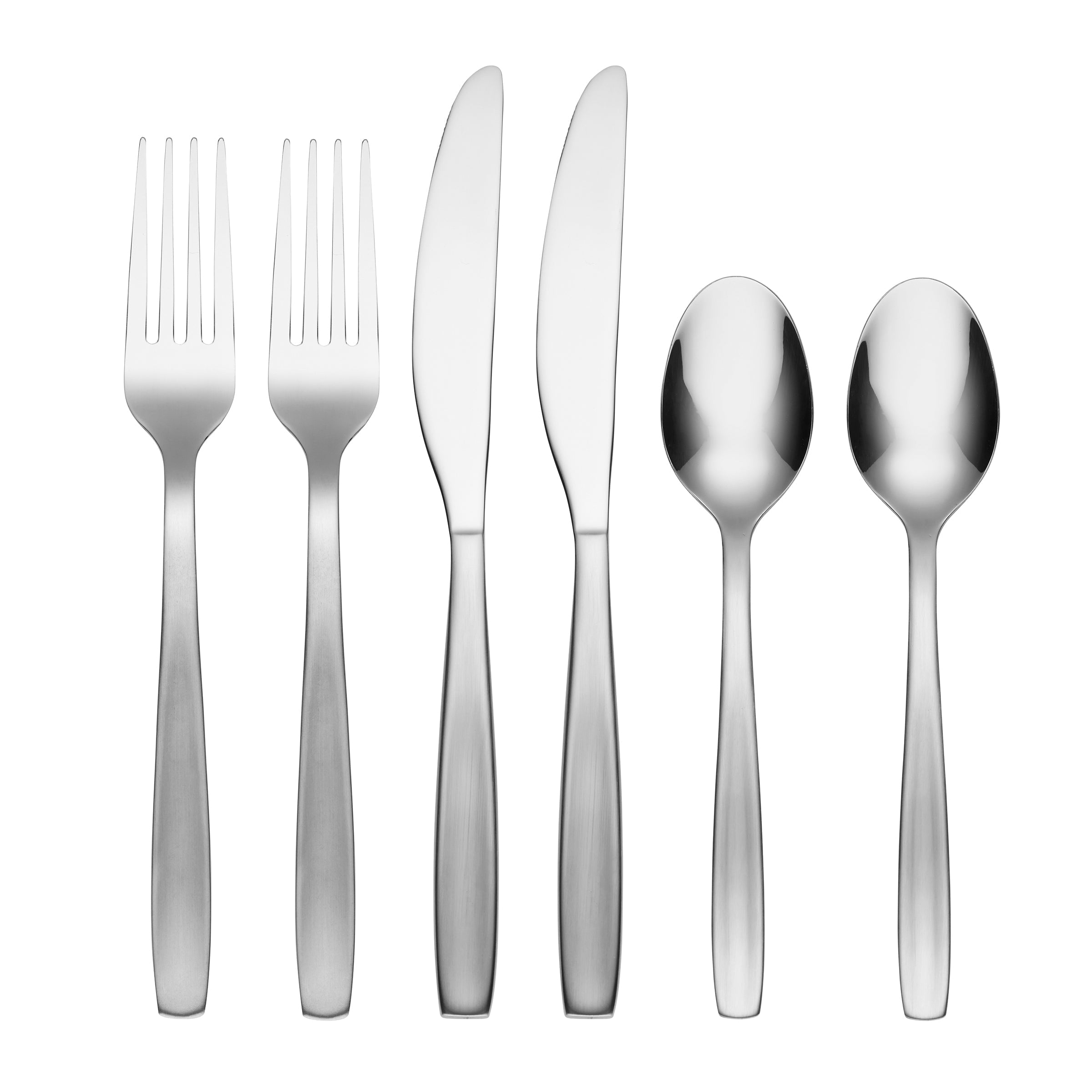 Alternative view of Paulina Satin Mirror 6 Piece Flatware Set