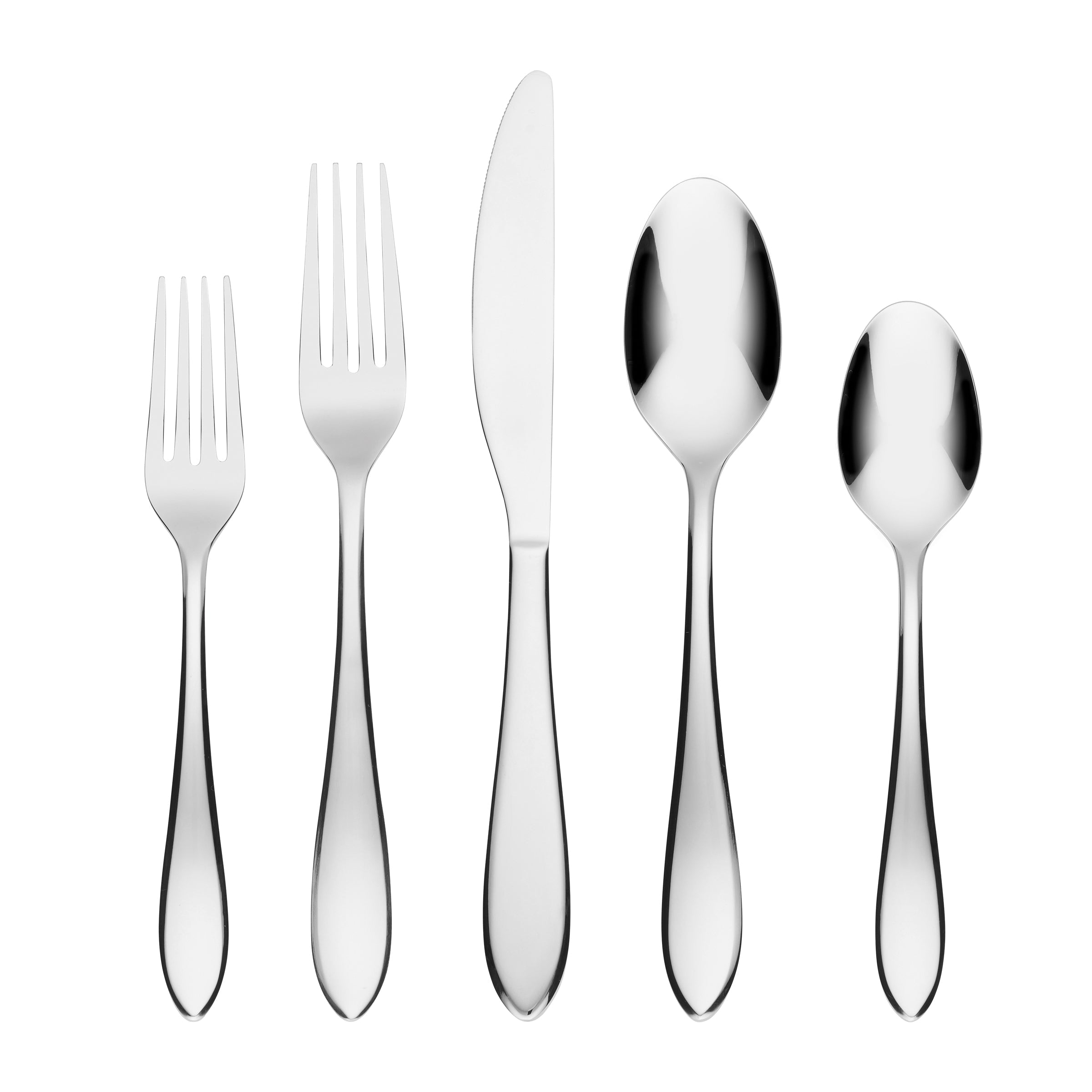 Delia Mirror 42 Piece Flatware Set