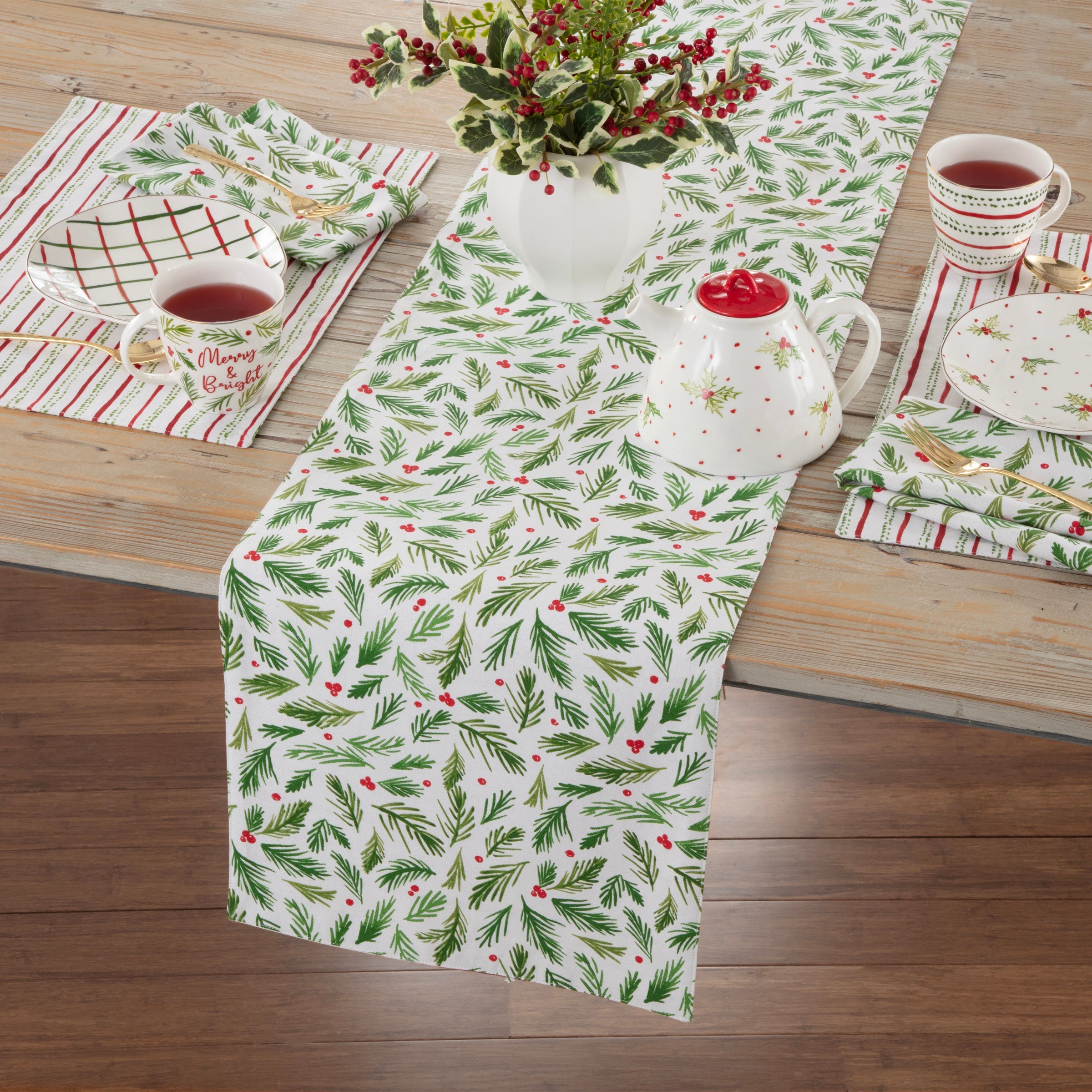 Alternative view of Bayberry Merry & Bright Dinner Napkins   Set Of 4