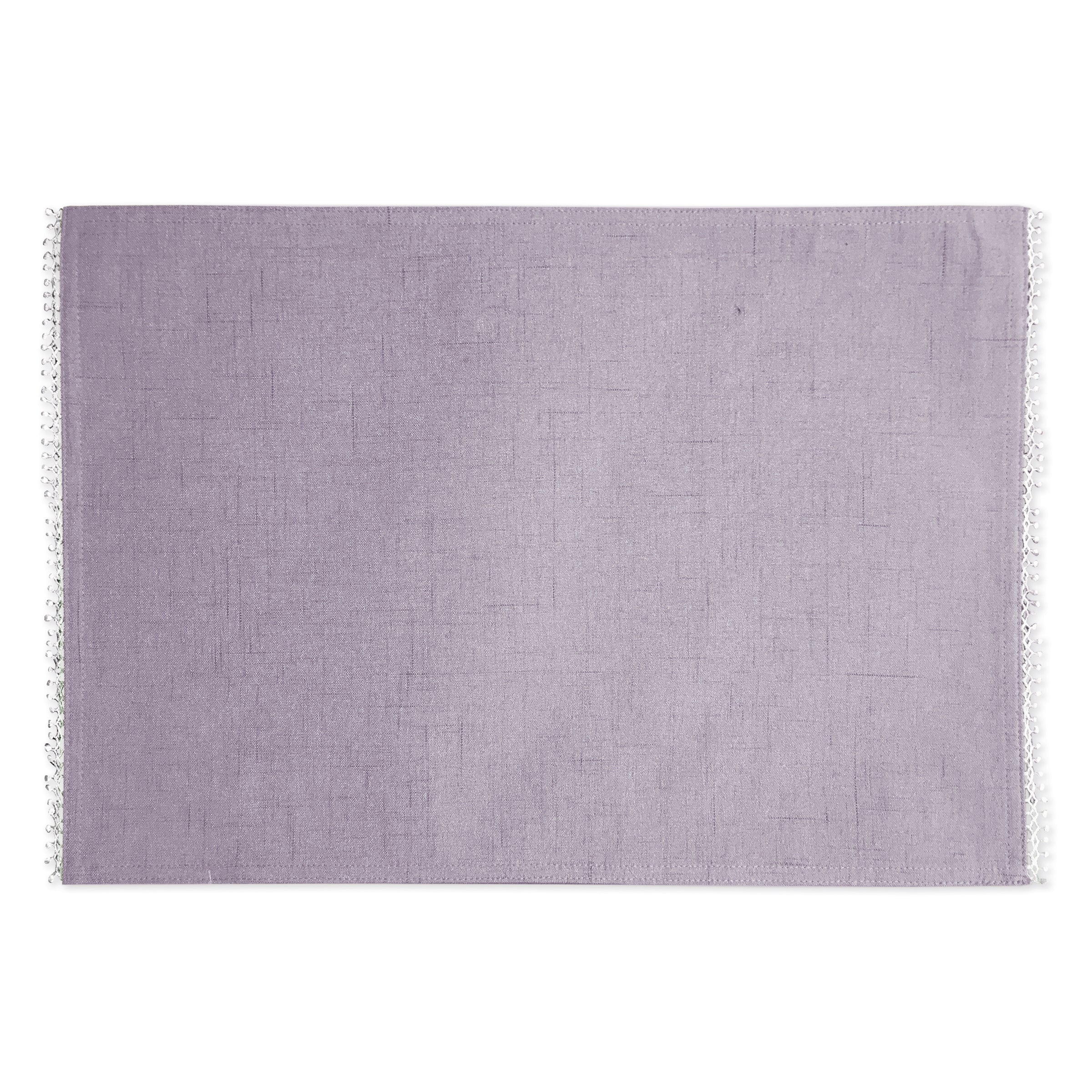 Alternative view of French Perle Violet Placemat