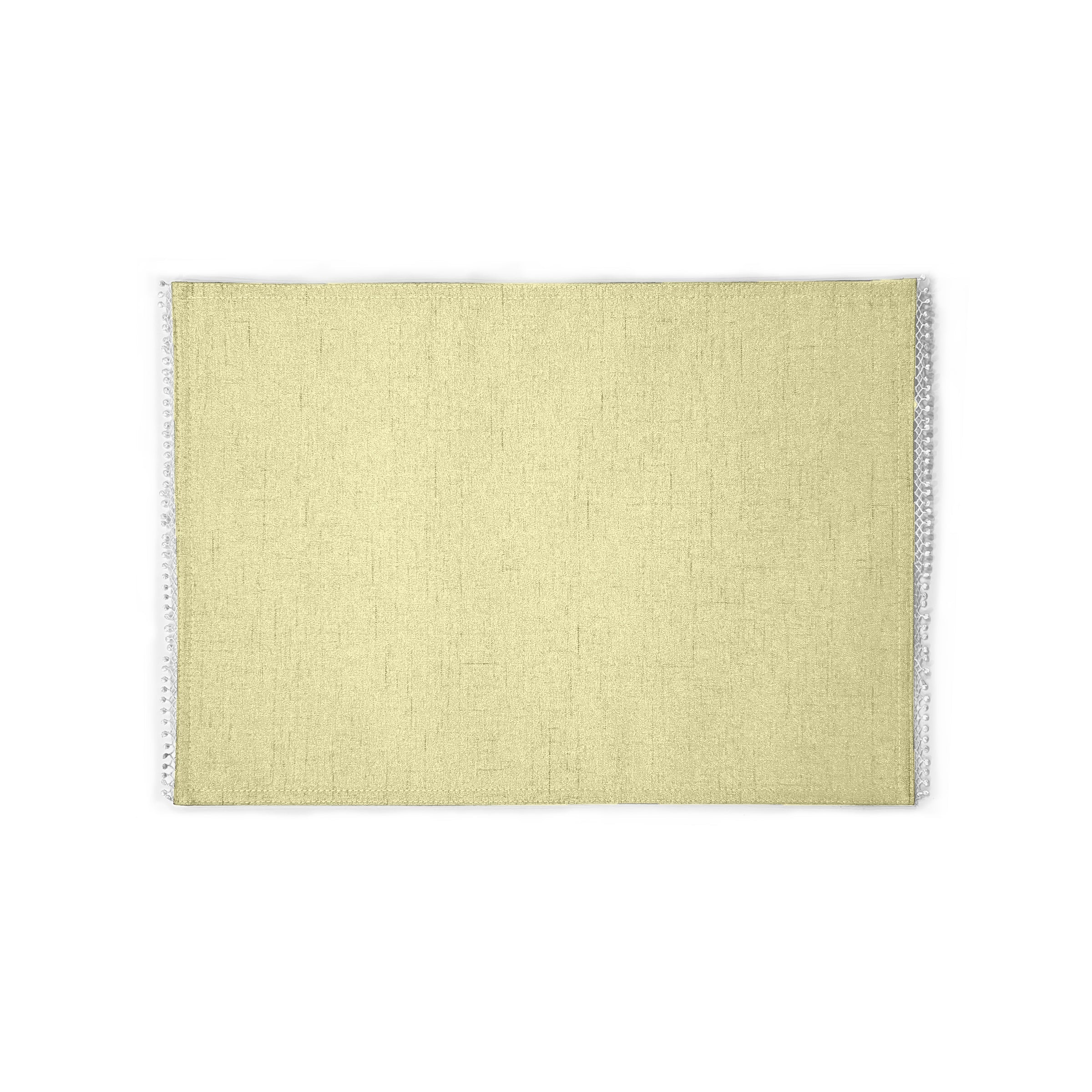 Alternative view of French Perle Pistachio Placemat