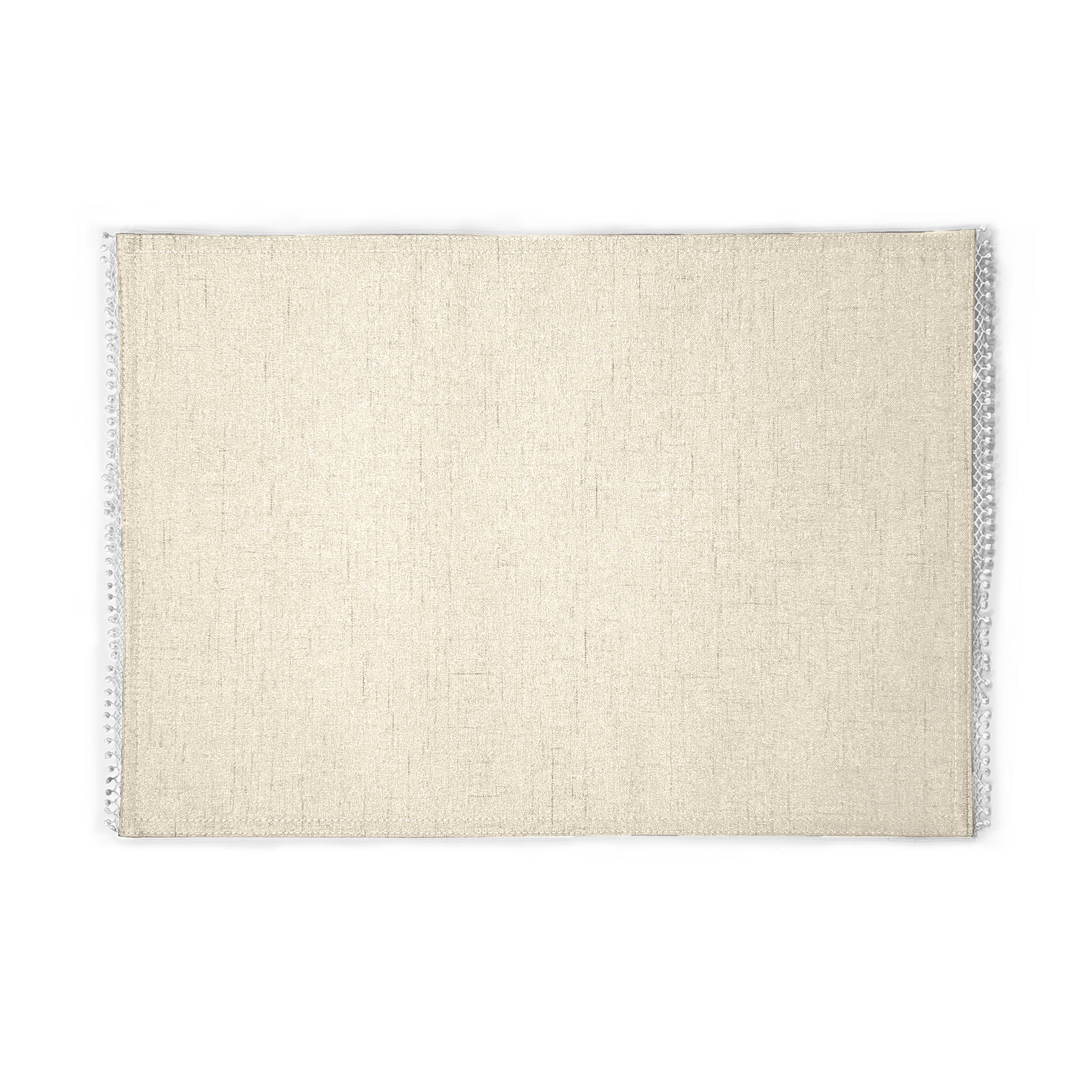 Alternative view of French Perle Natural 13X18 Placemats   Set Of 4