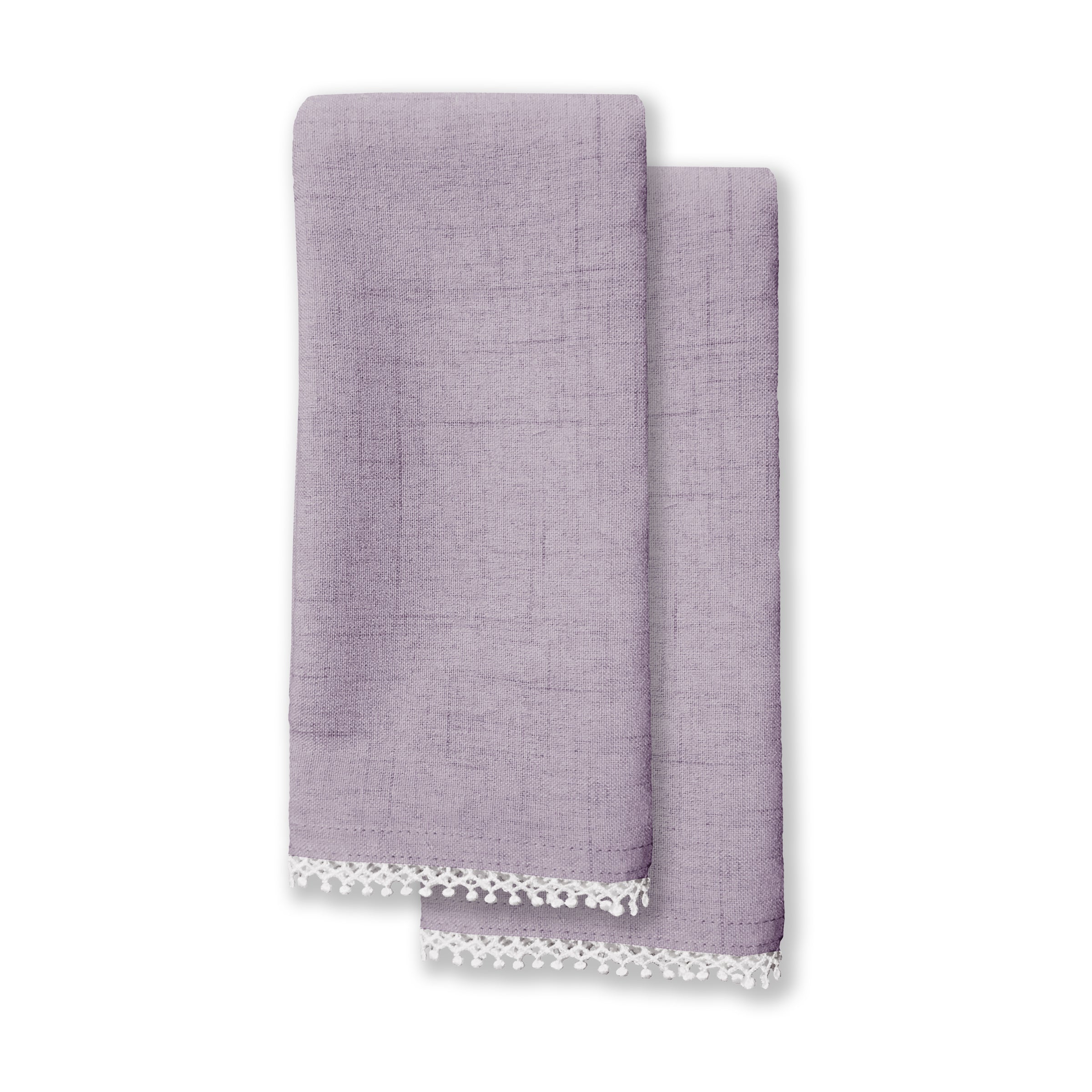 French Perle Violet Dinner Napkins   Set Of 2