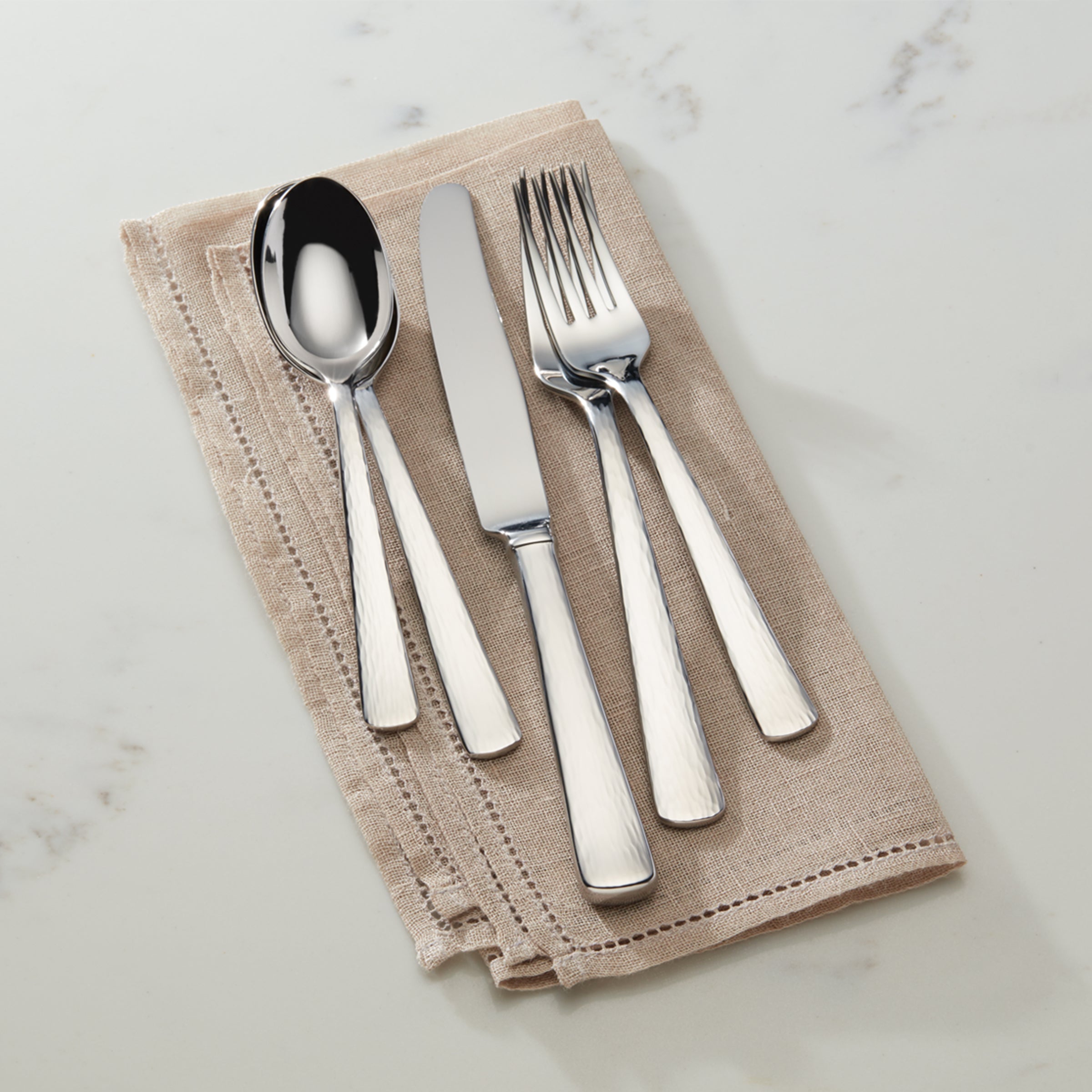 Alternative view of Silver Echo 5 Piece Place Setting