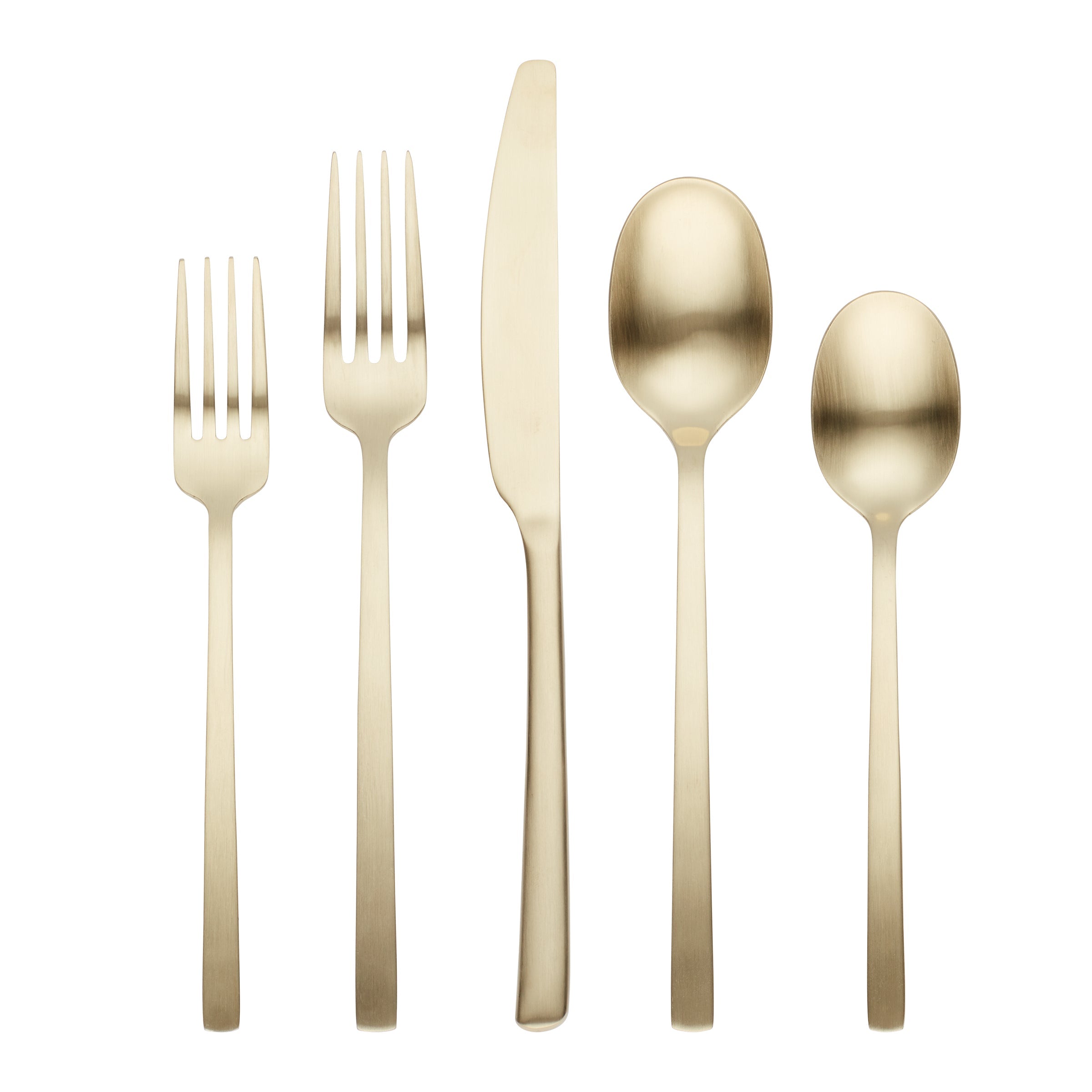 Beacon Champagne Satin 20 Piece Flatware Set