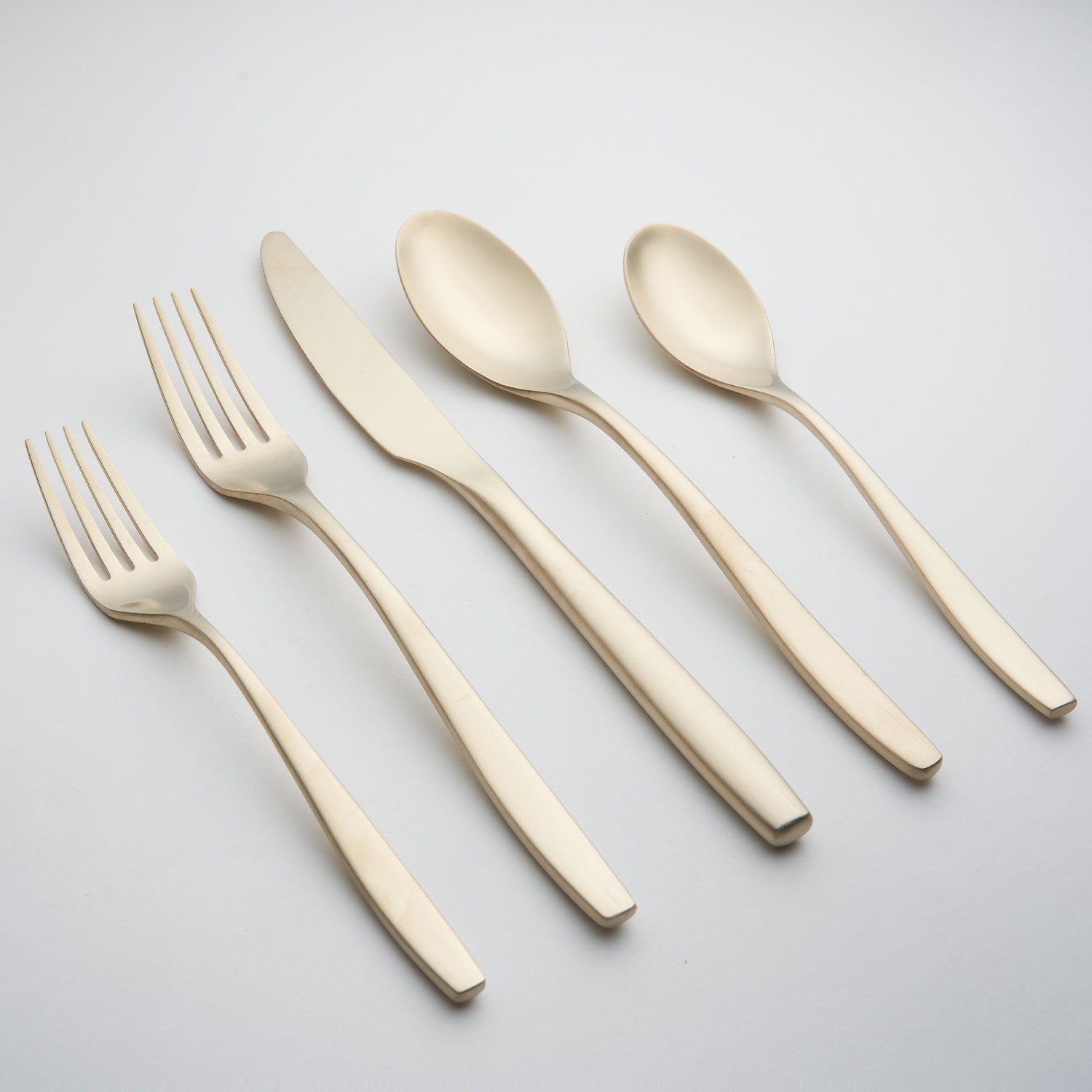 Alternative view of Averie Champagne Satin 20 Piece Flatware Set