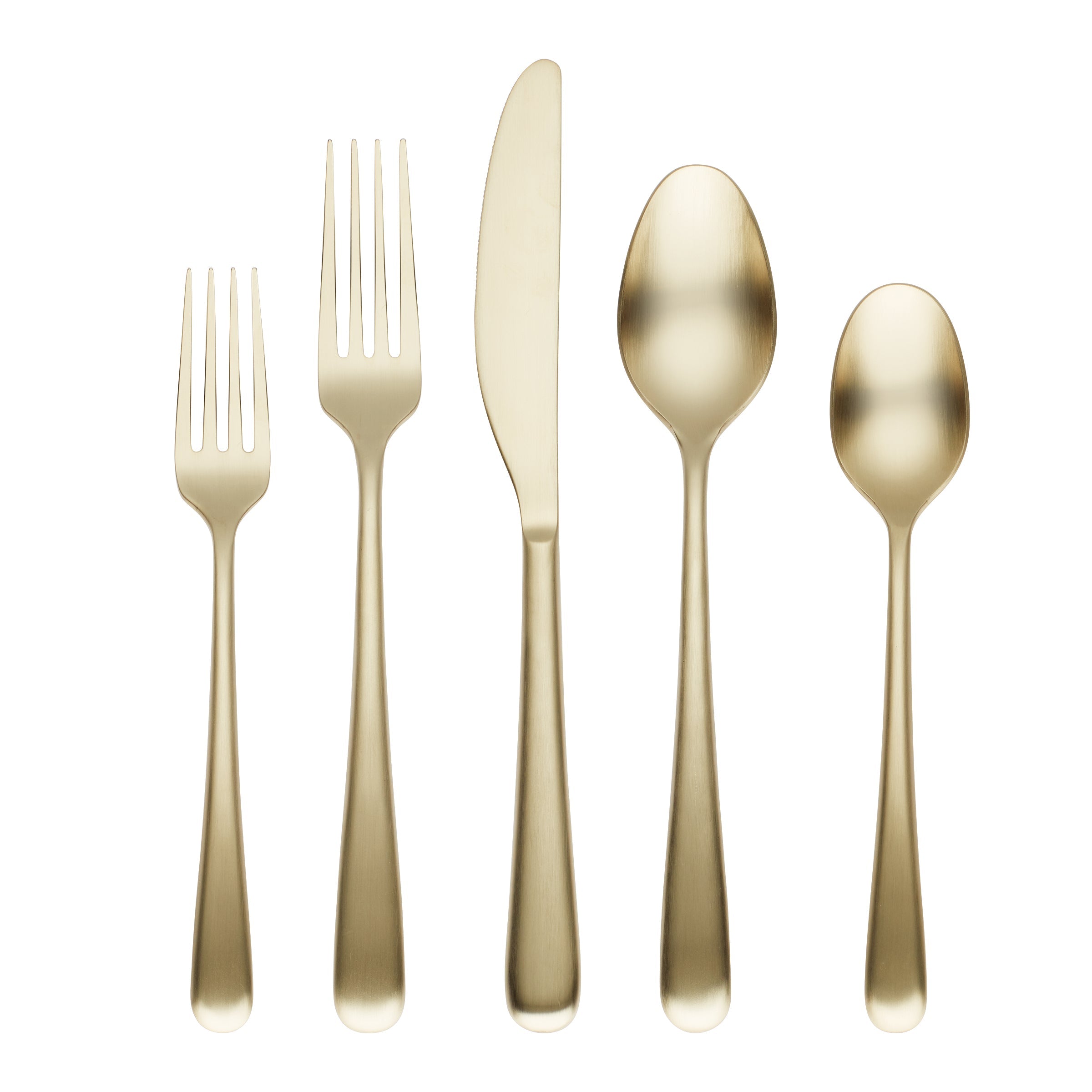 Rafael Champagne Satin 20 Piece Flatware Set