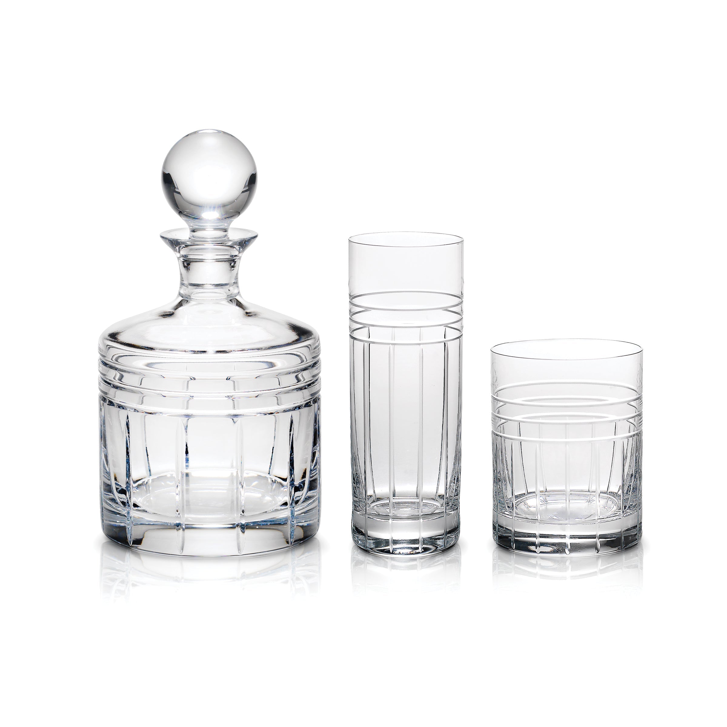 Tempo Crystal Double Old Fashion Glasses Set Of 4 - Image 4