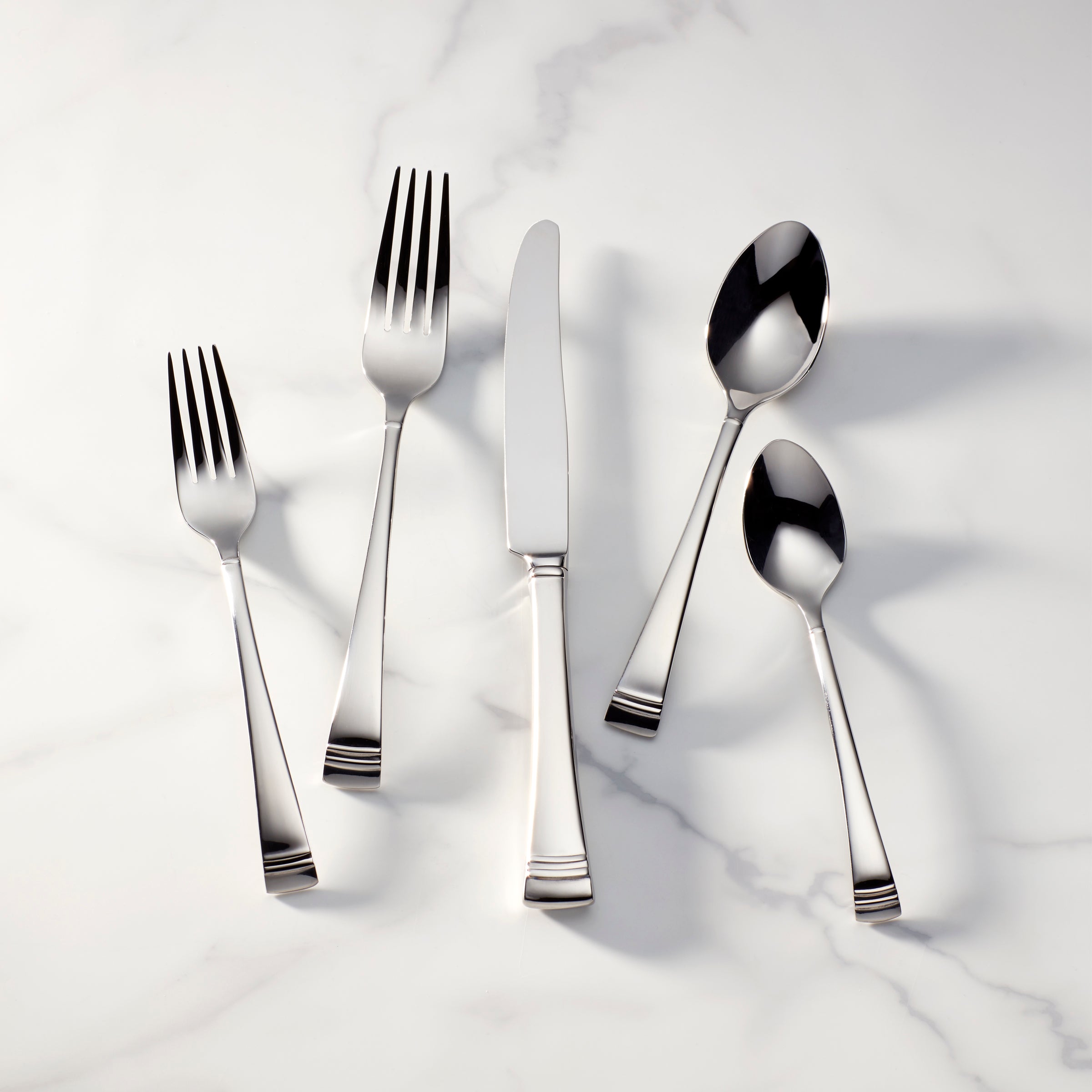 Federal Platinum 5 Piece Place Setting