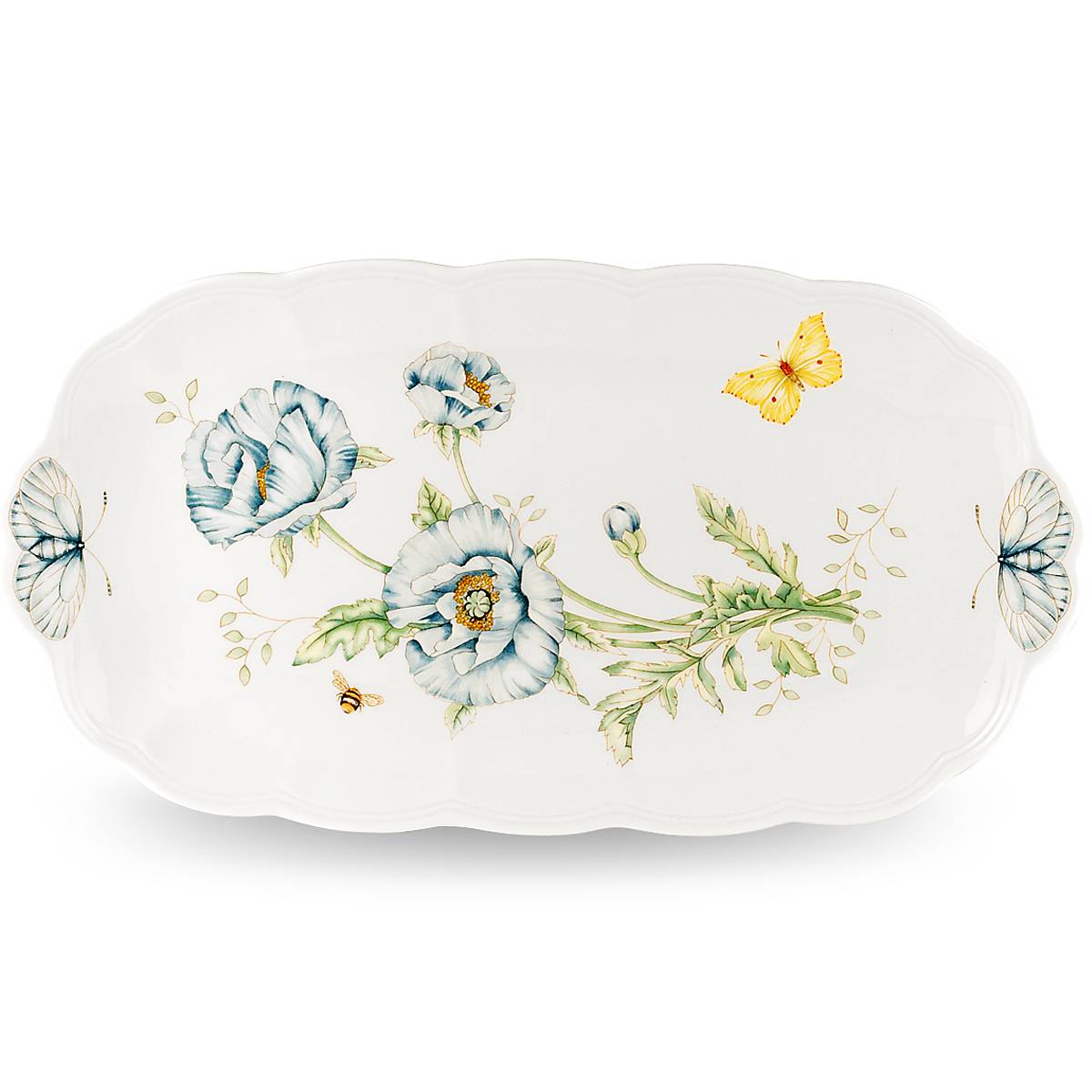 Alternative view of Butterfly Meadow Oblong Sandwich Tray
