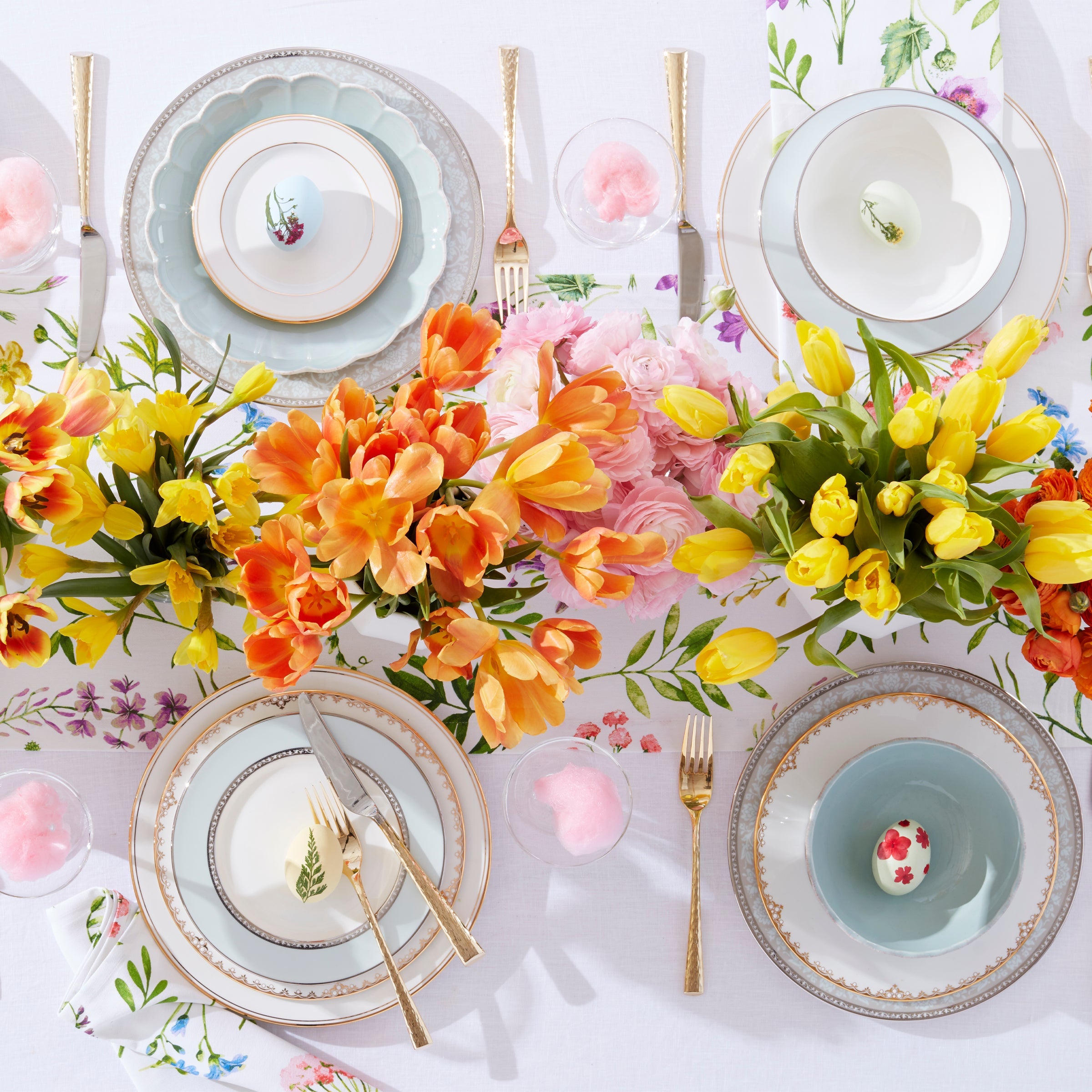 French Perle Scallop Ice Blue 12 Piece Dinnerware Set - Image 9