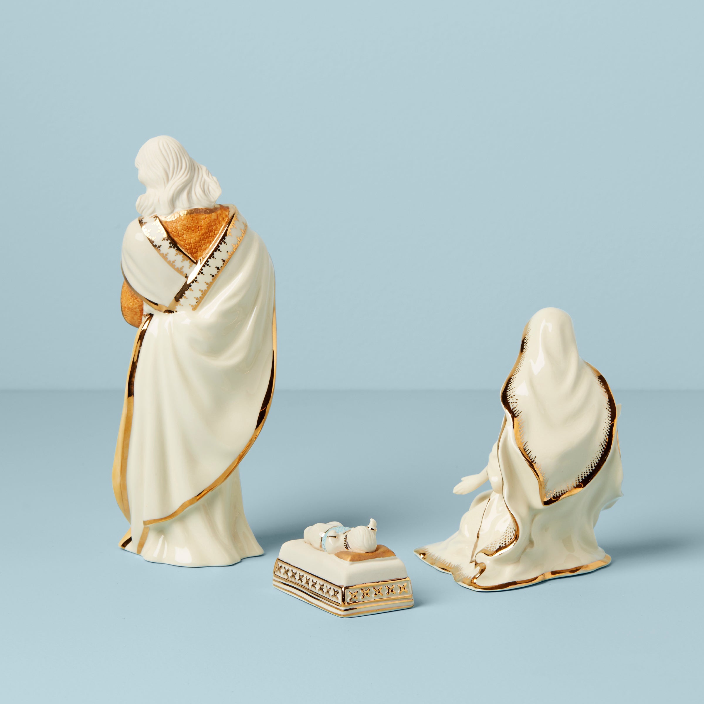 Alternative view of First Blessing Nativity 3 Piece Family Figurine
