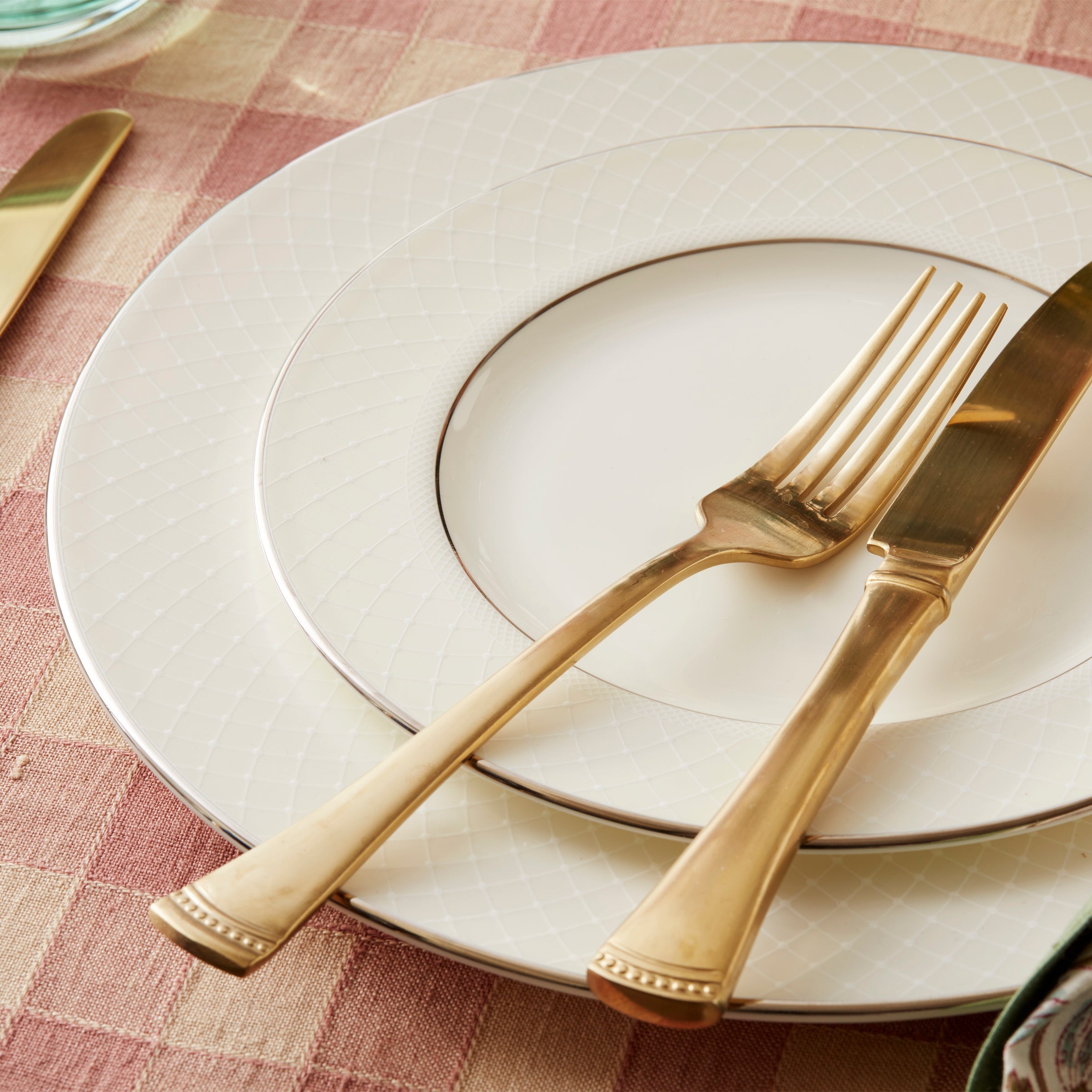 Portola Gold Satin 20 Piece Flatware Set - Image 12