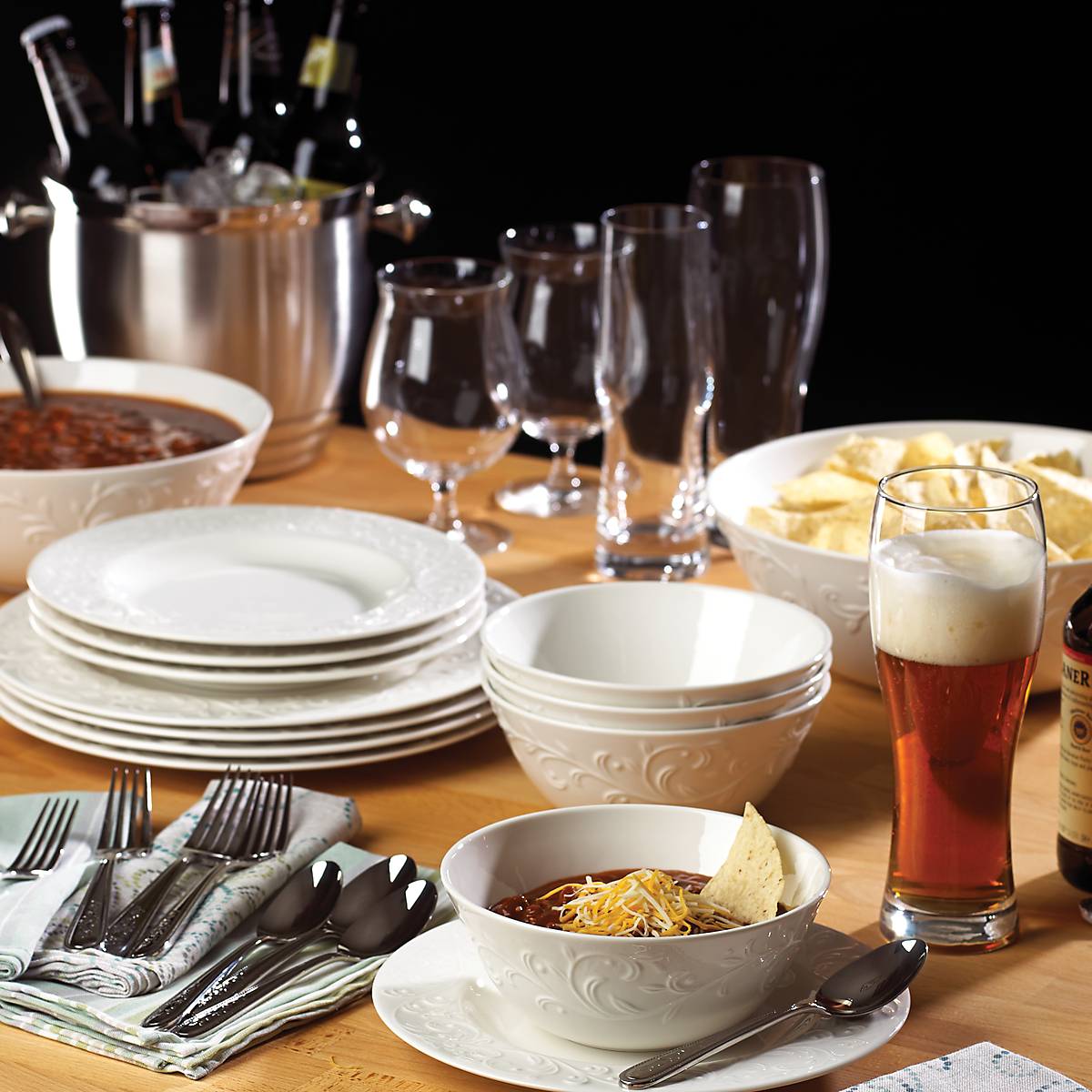 Opal Innocence Carved 4 Piece Place Setting - Image 5