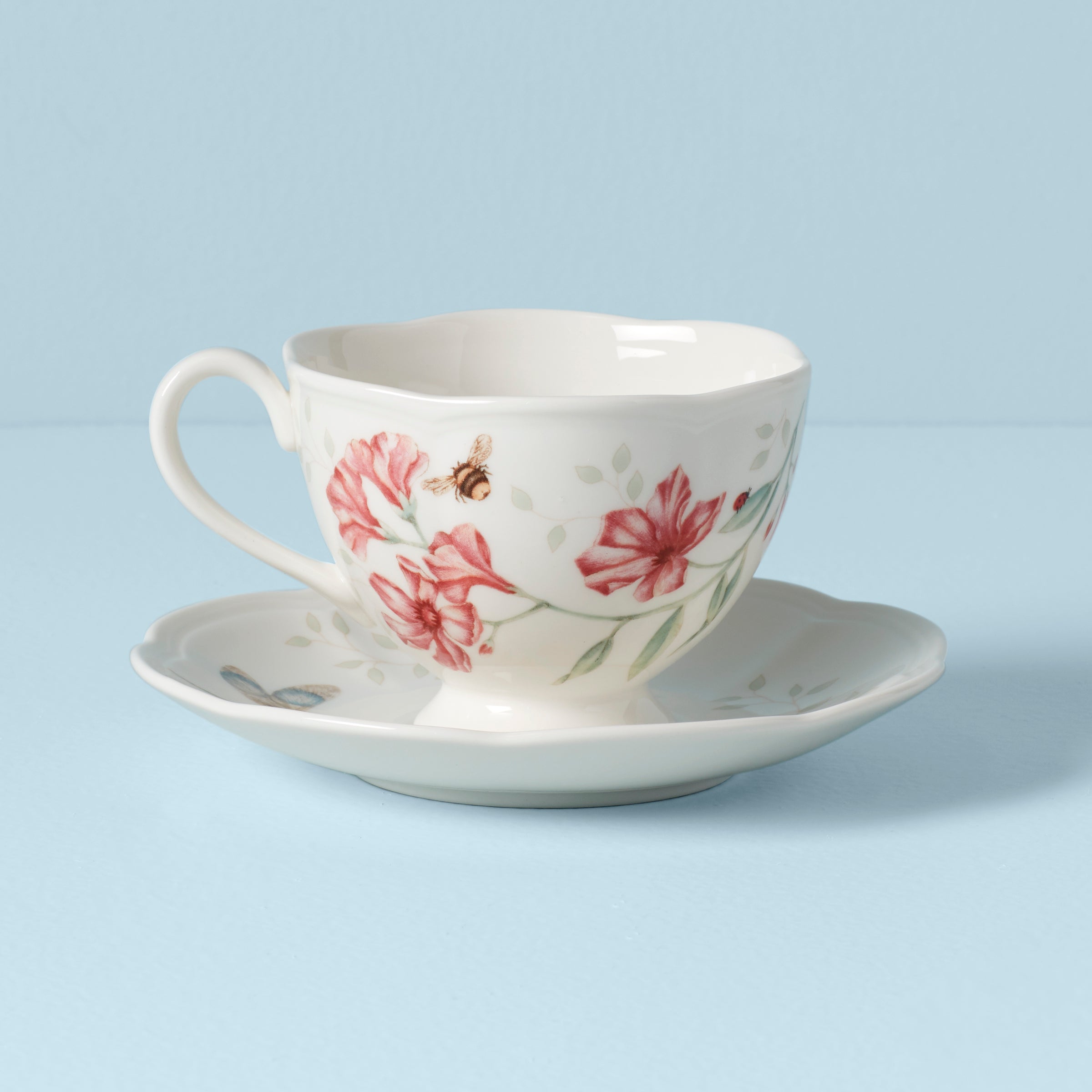 Alternative view of Butterfly Meadow Dragonfly Cup & Saucer