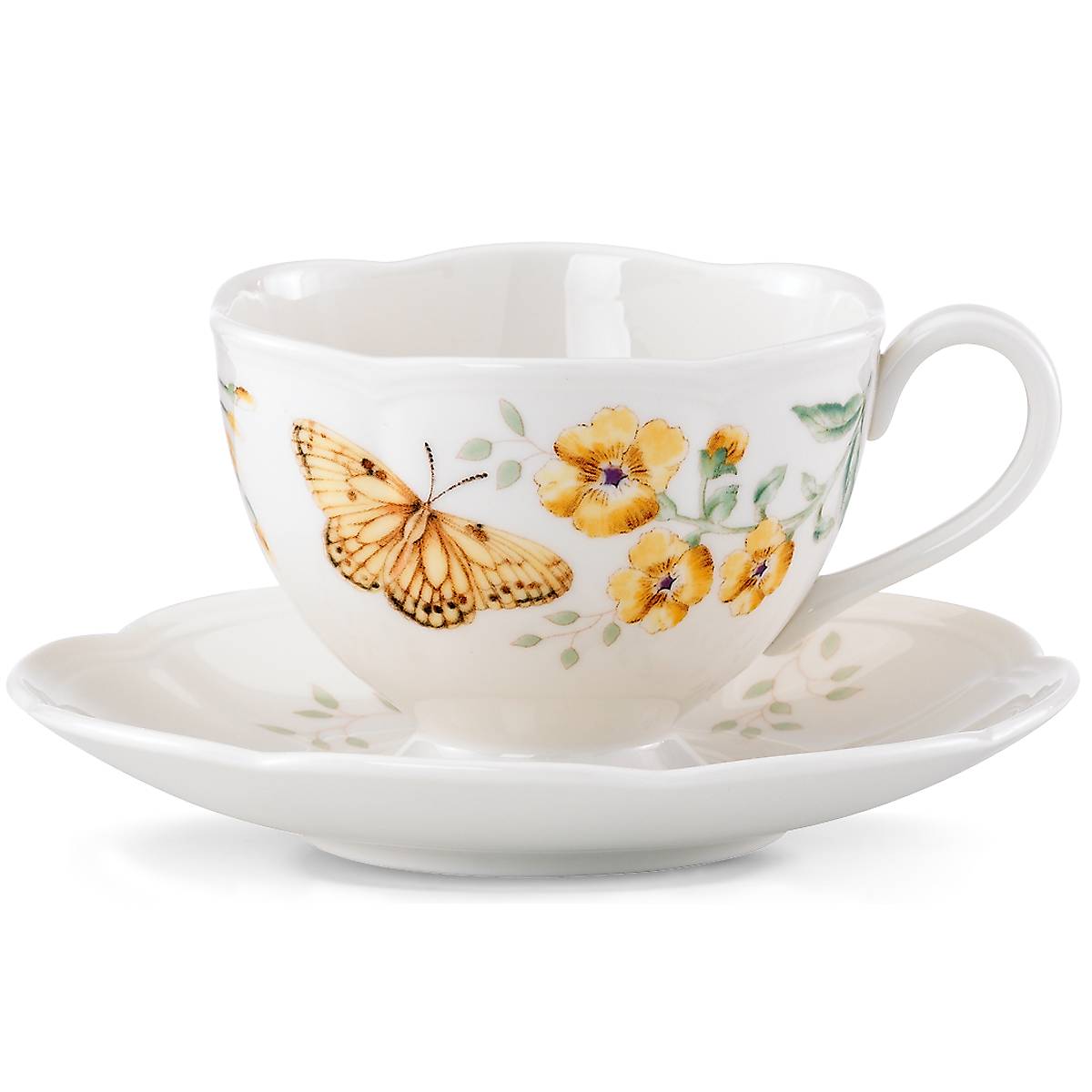 Butterfly Meadow Fritillary Cup & Saucer