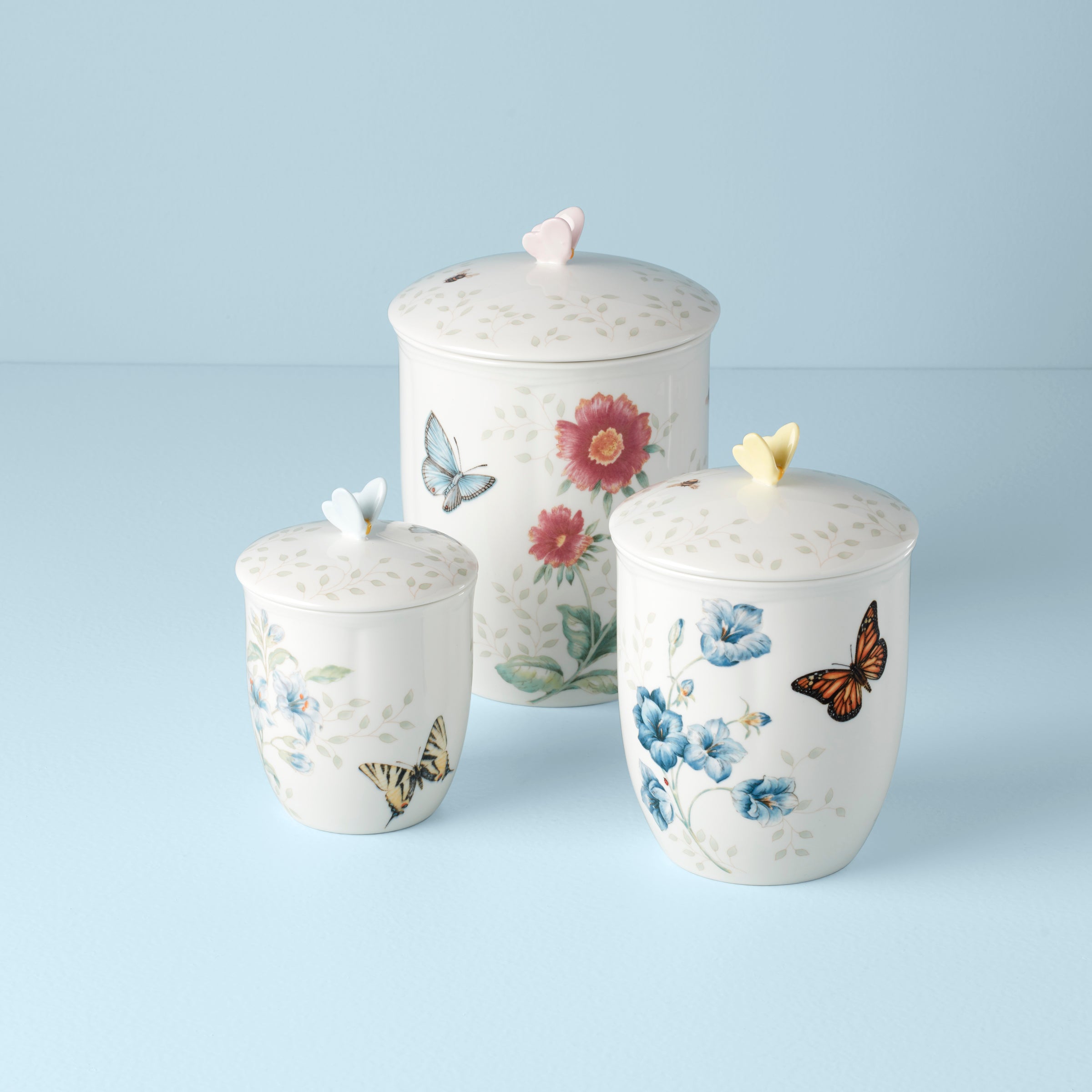 Butterfly Meadow 3 Piece Canister Set