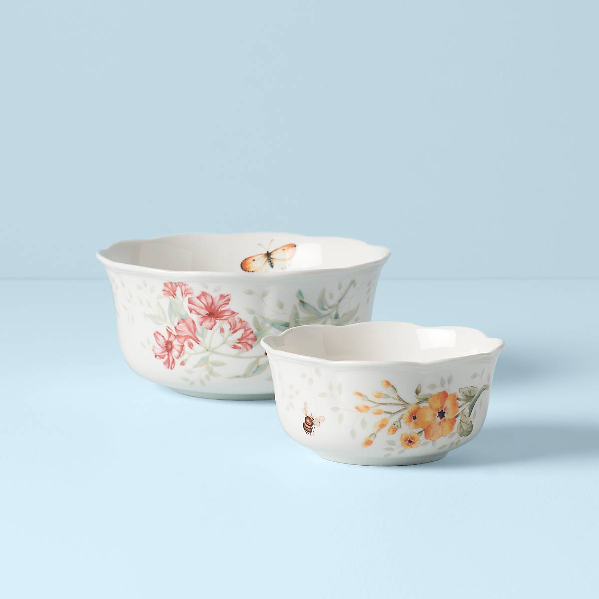 Butterfly Meadow 2 Piece Bowl Set