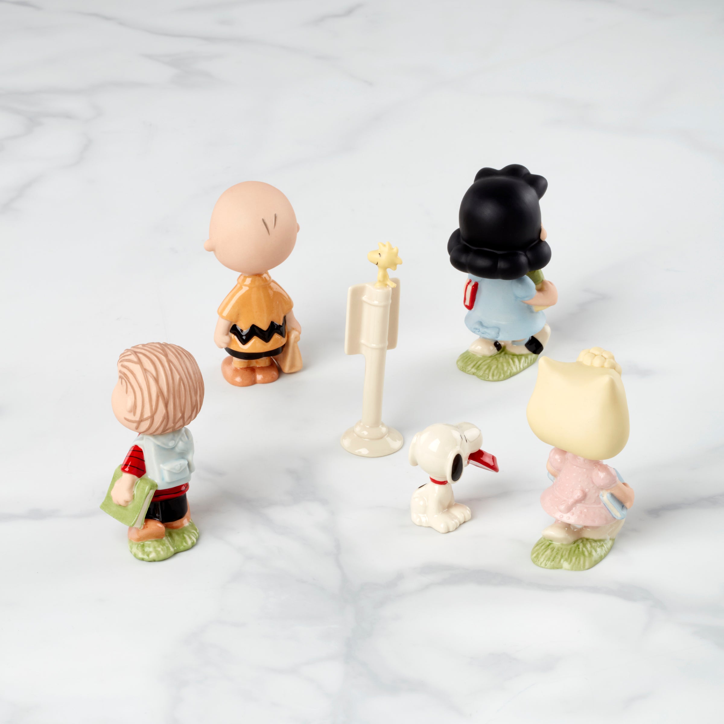 Alternative view of Peanuts 6 Piece Back To School Figurine Set