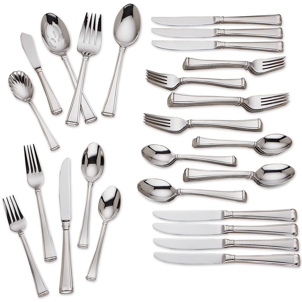 Alternative view of Column 45 Piece Flatware Set