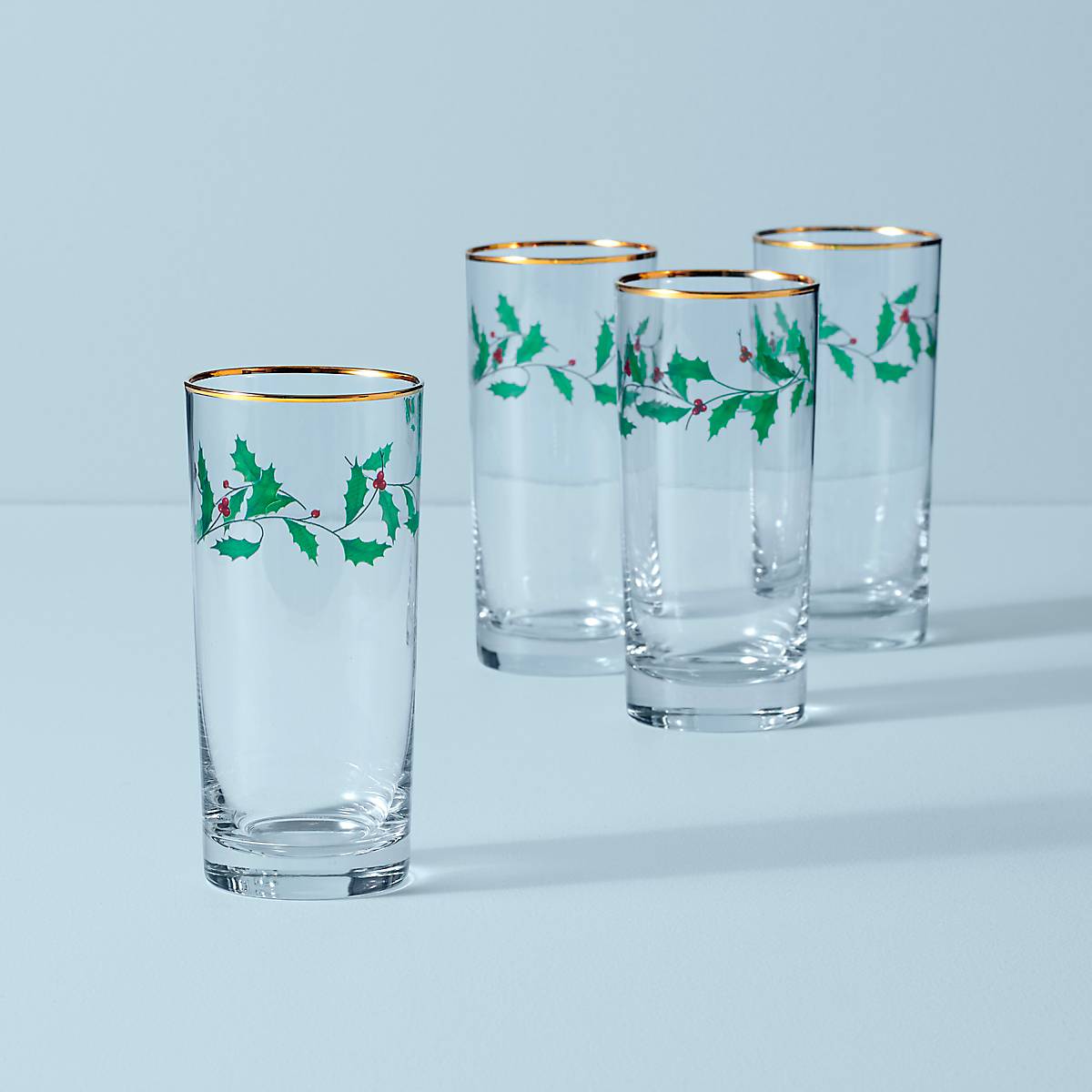 Holiday Highball Glasses Set Of 4