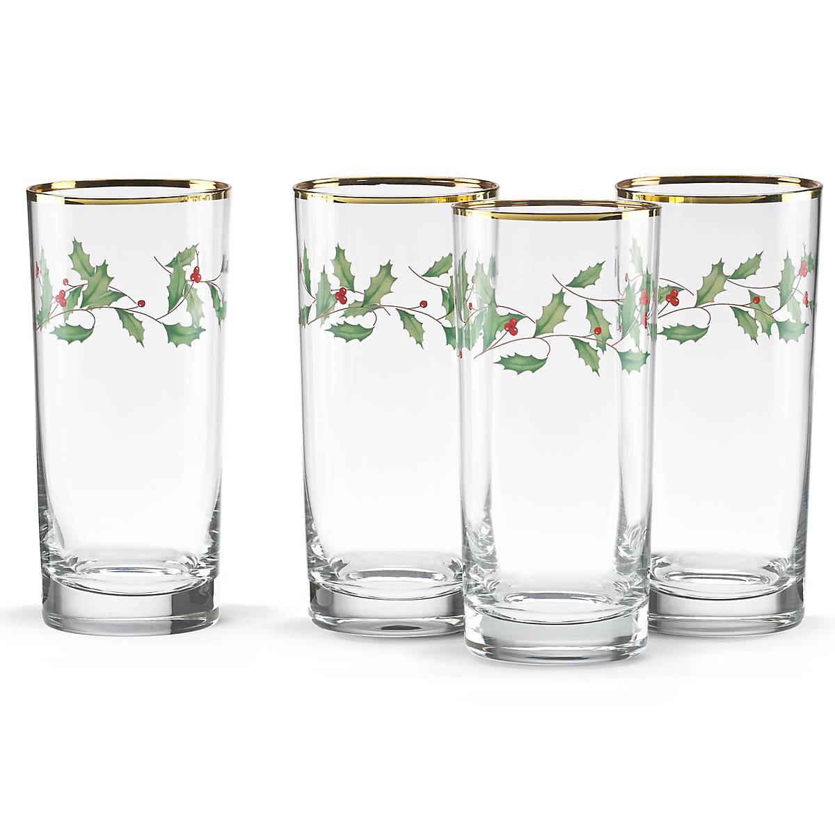Alternative view of Holiday Highball Glasses   Set Of 4
