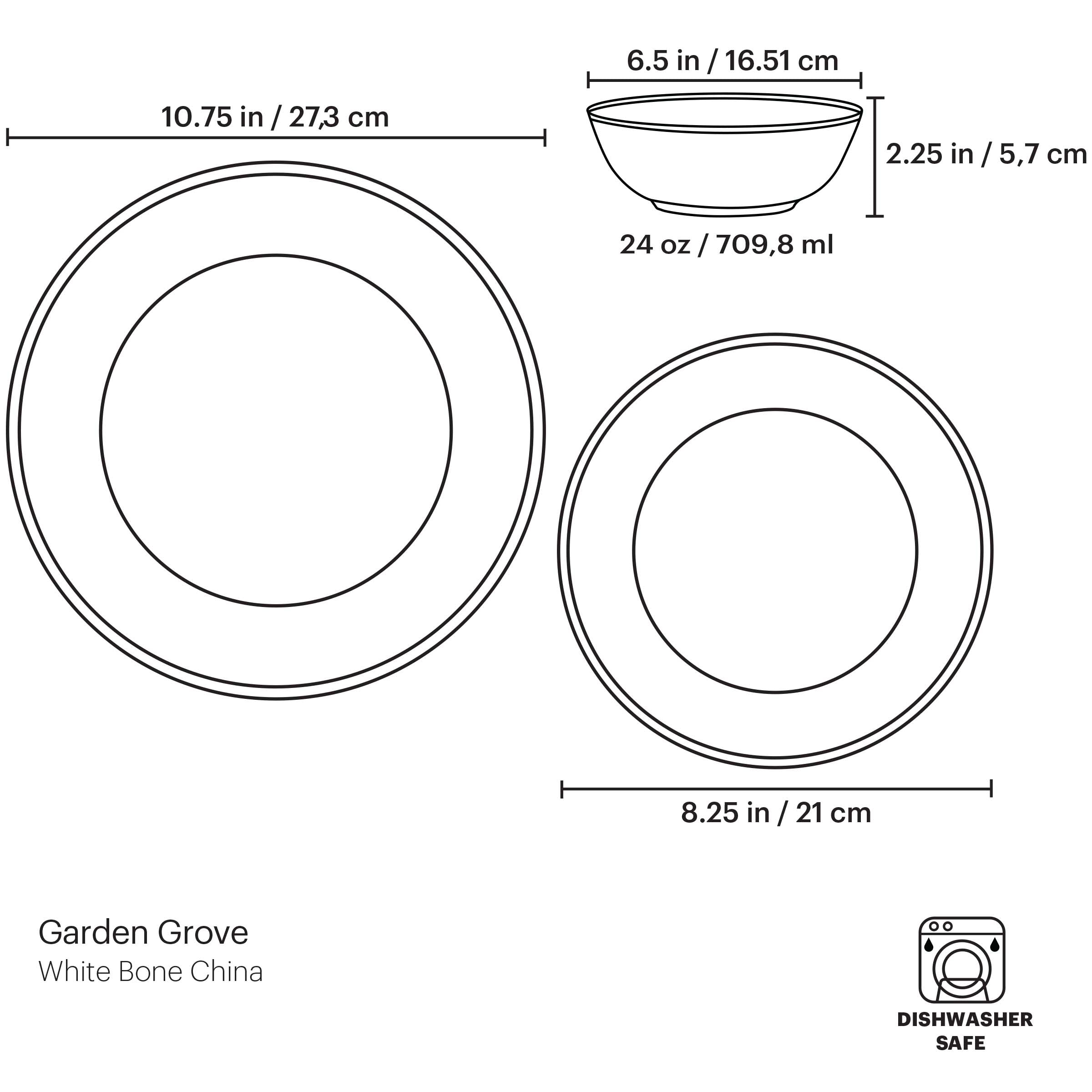 Garden Grove 3 Piece Place Setting - Image 6