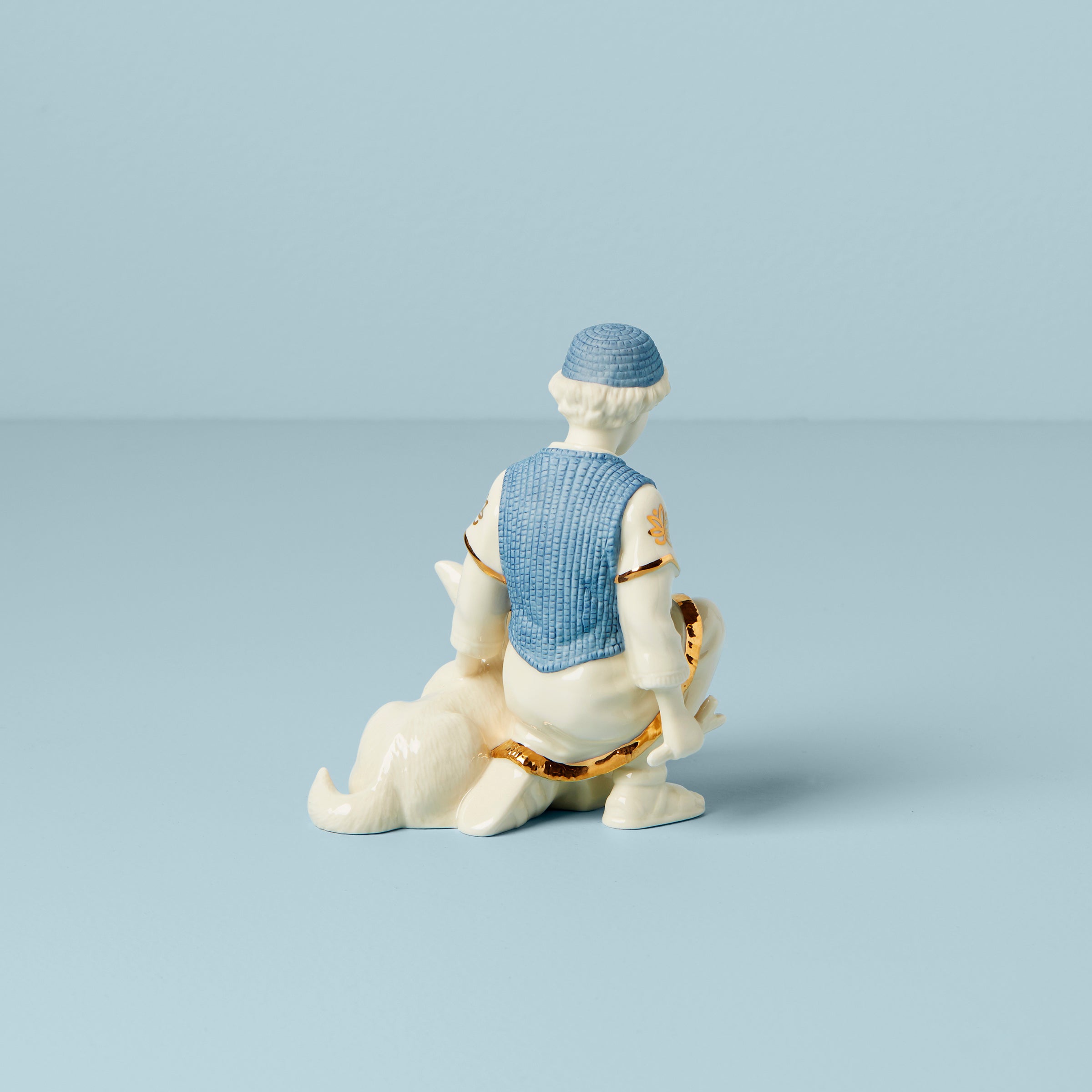 Alternative view of First Blessing Nativity Shepherd & Dog Figurine