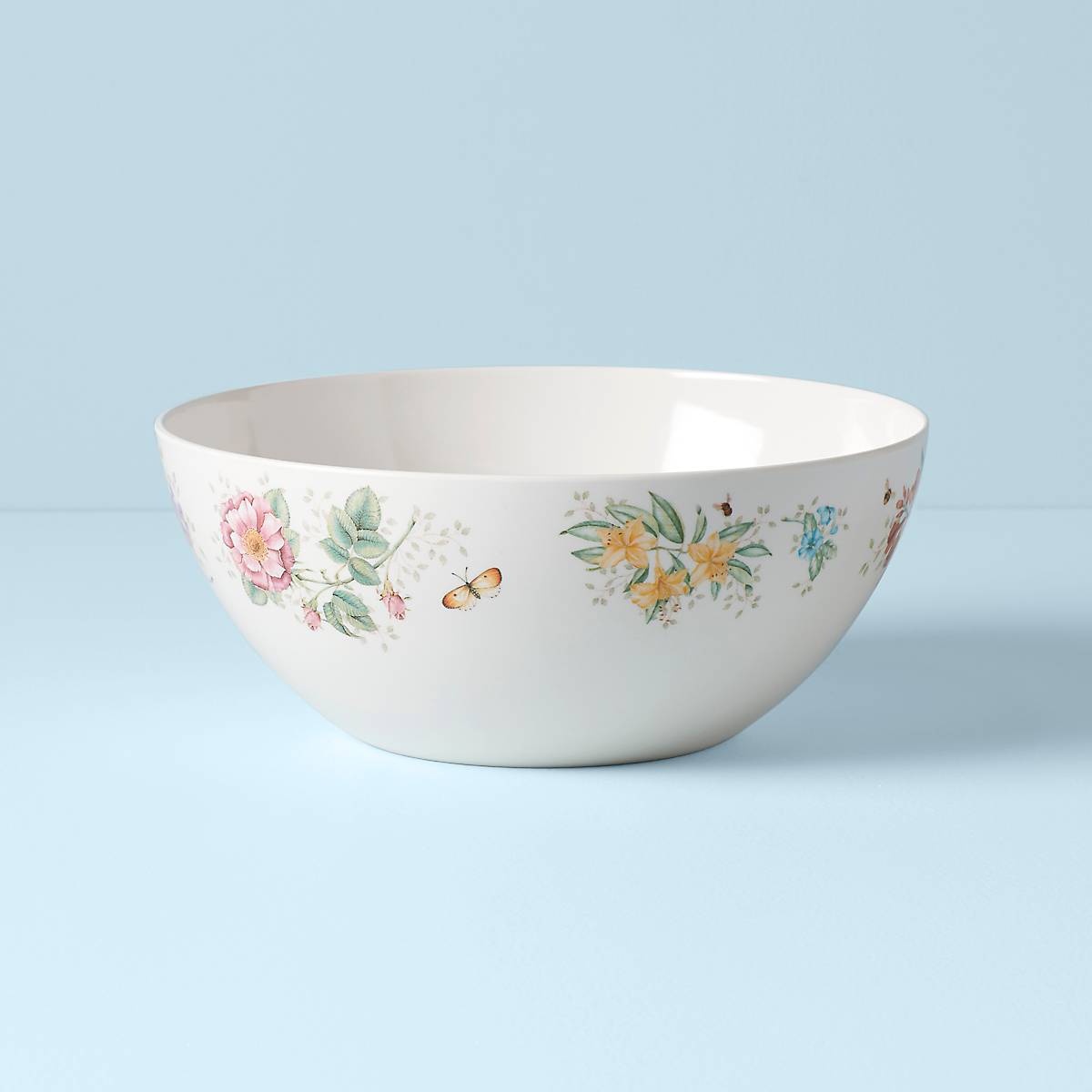 Alternative view of Butterfly Meadow Melamine Large Serving Bowl