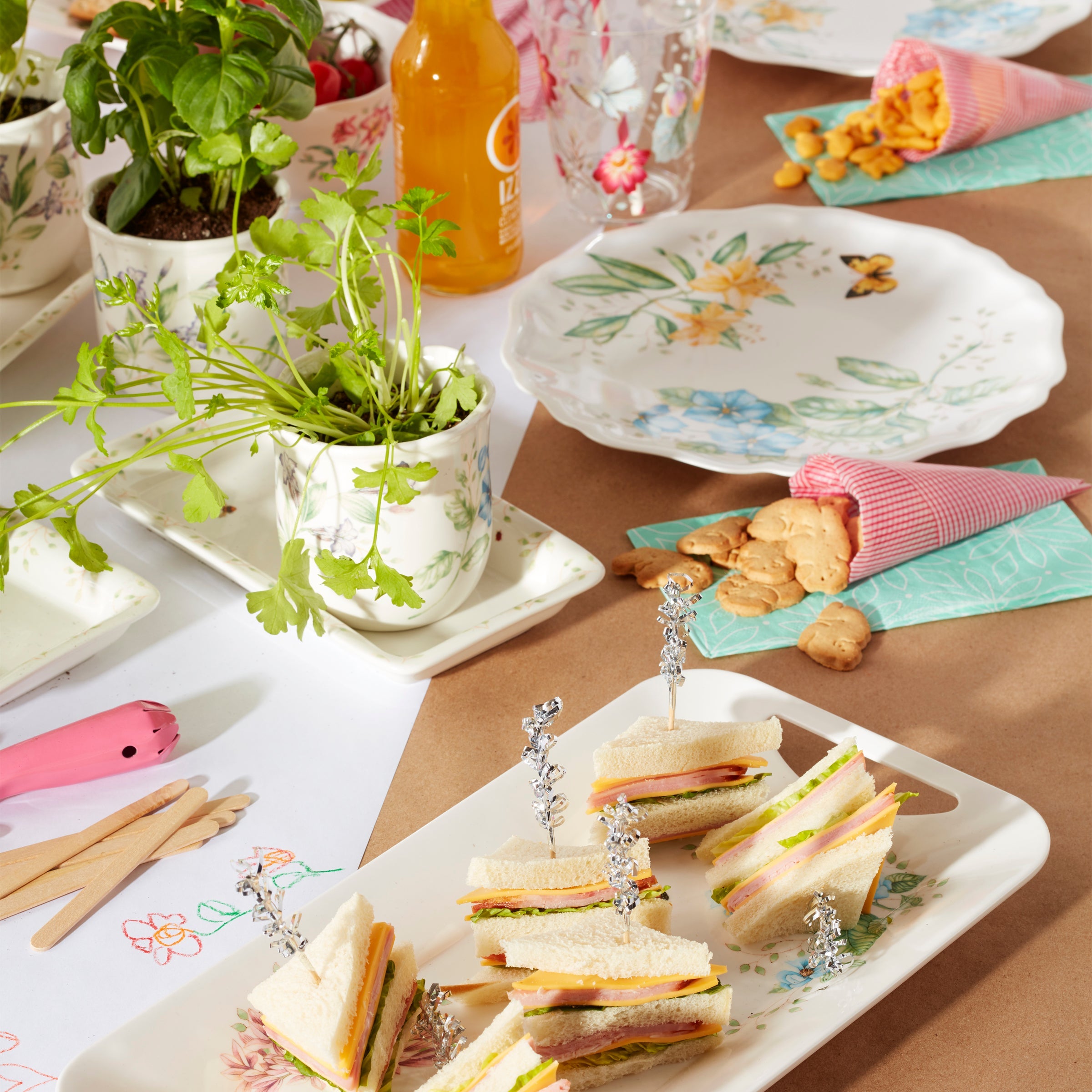 Butterfly Meadow Melamine Hors d'Oeuvres Tray - Image 5