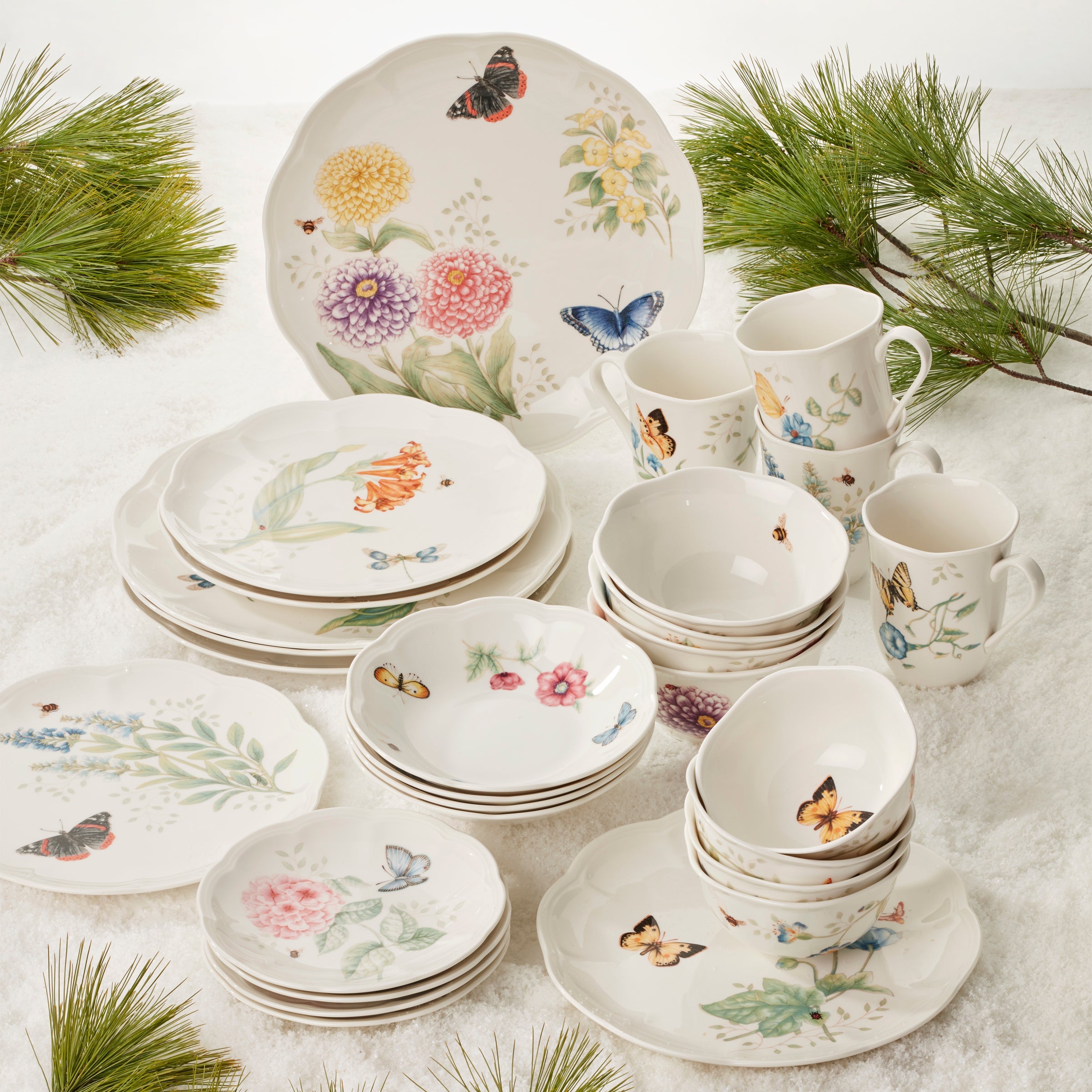 Butterfly Meadow 28 Piece Dinnerware Set - Image 10