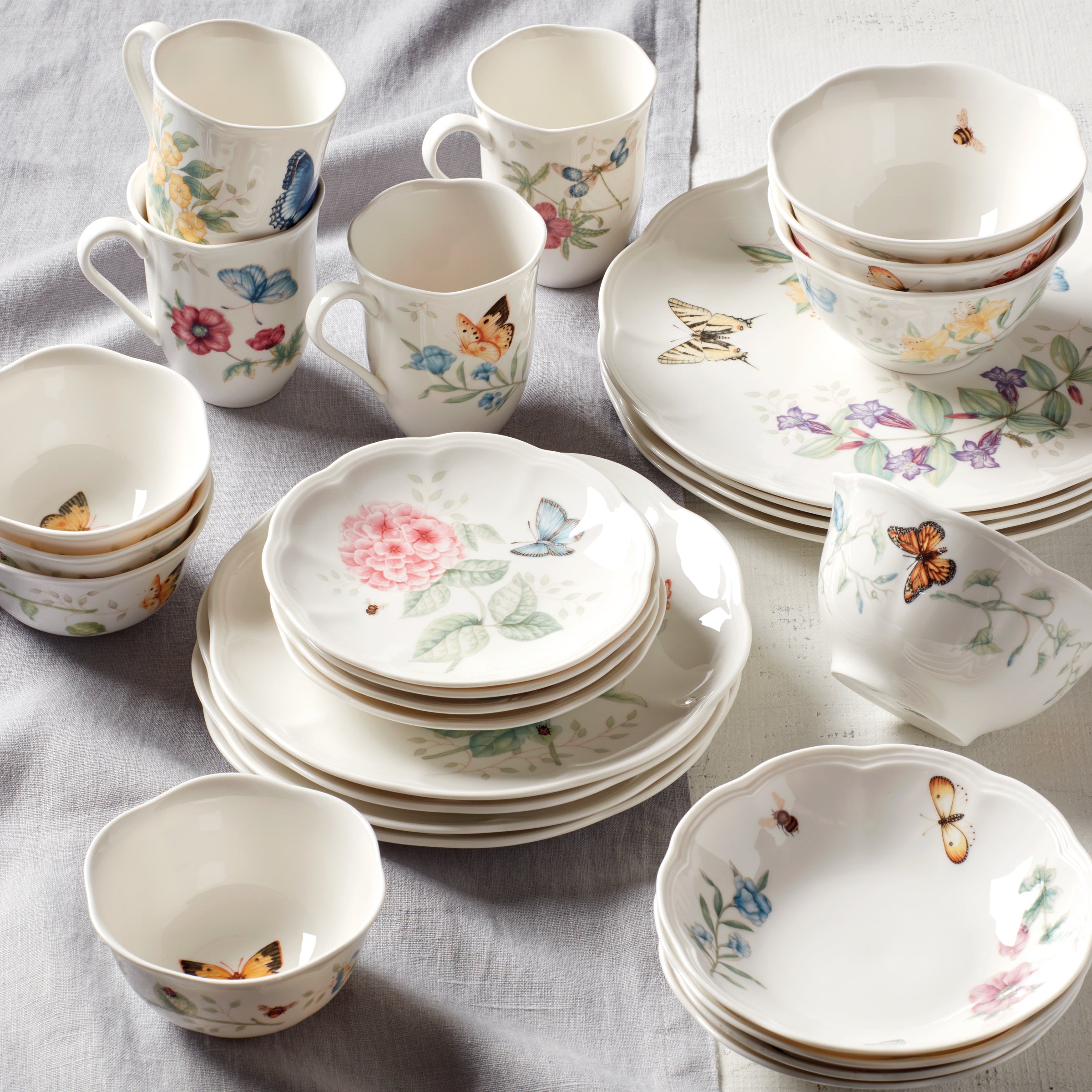 Butterfly Meadow 28 Piece Dinnerware Set - Image 13