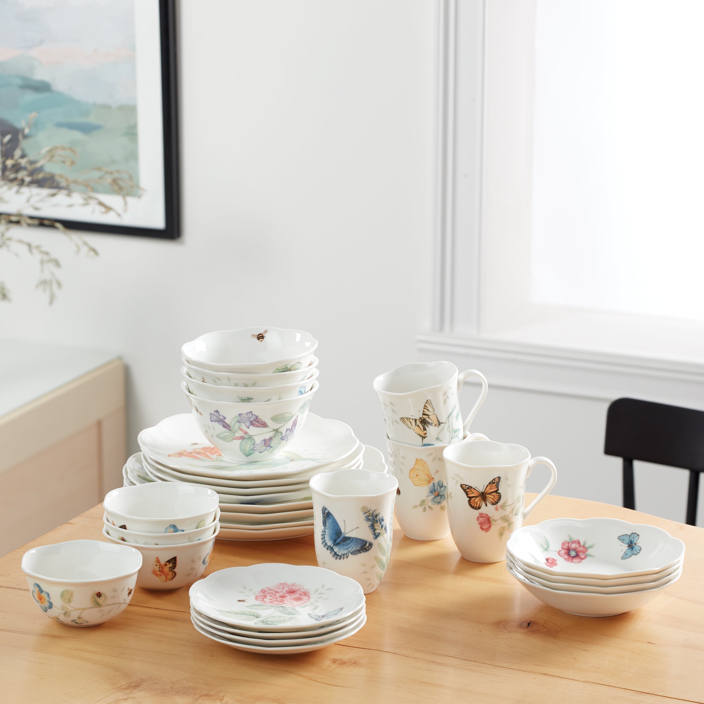Butterfly Meadow 28 Piece Dinnerware Set - Image 12