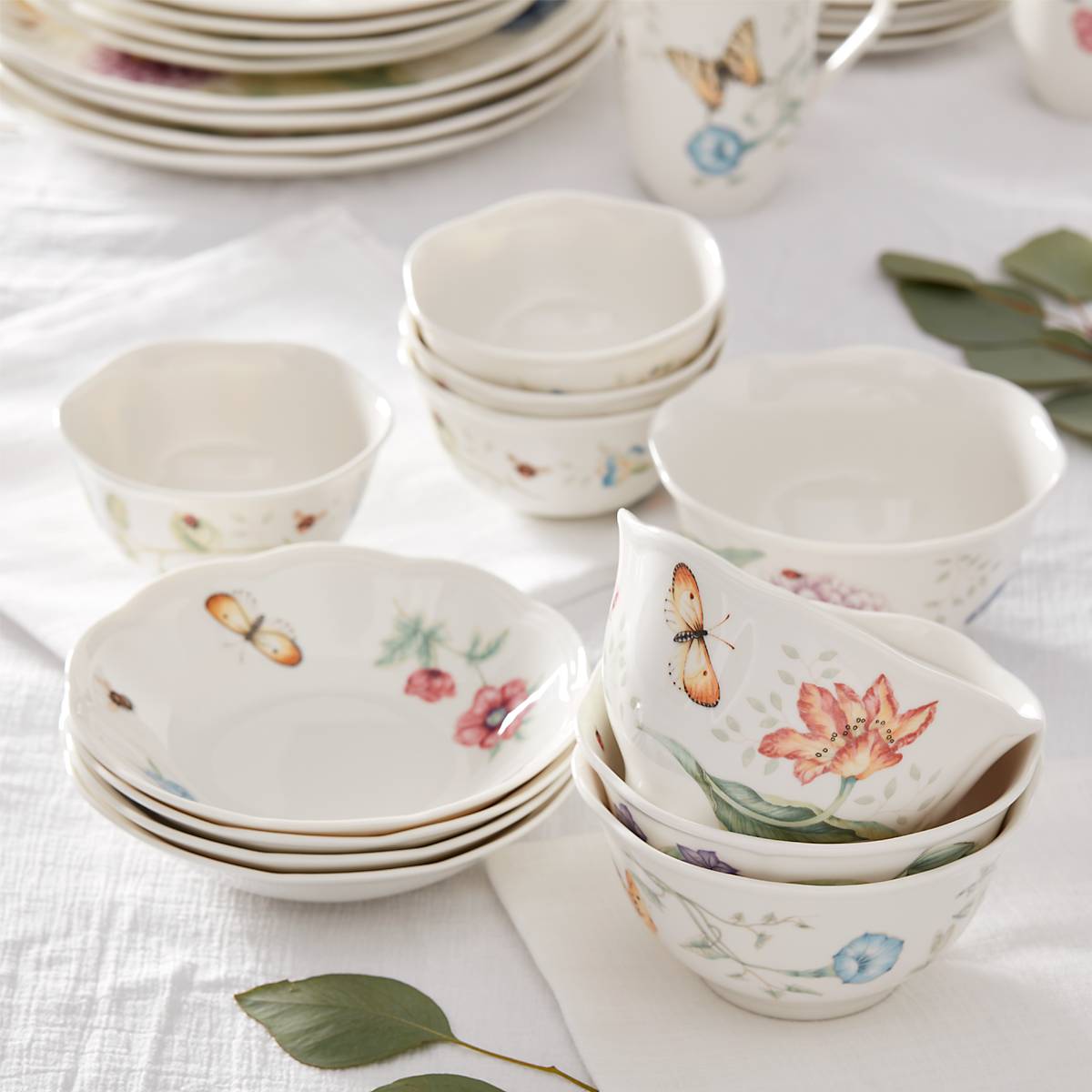 Butterfly Meadow 28 Piece Dinnerware Set - Image 15