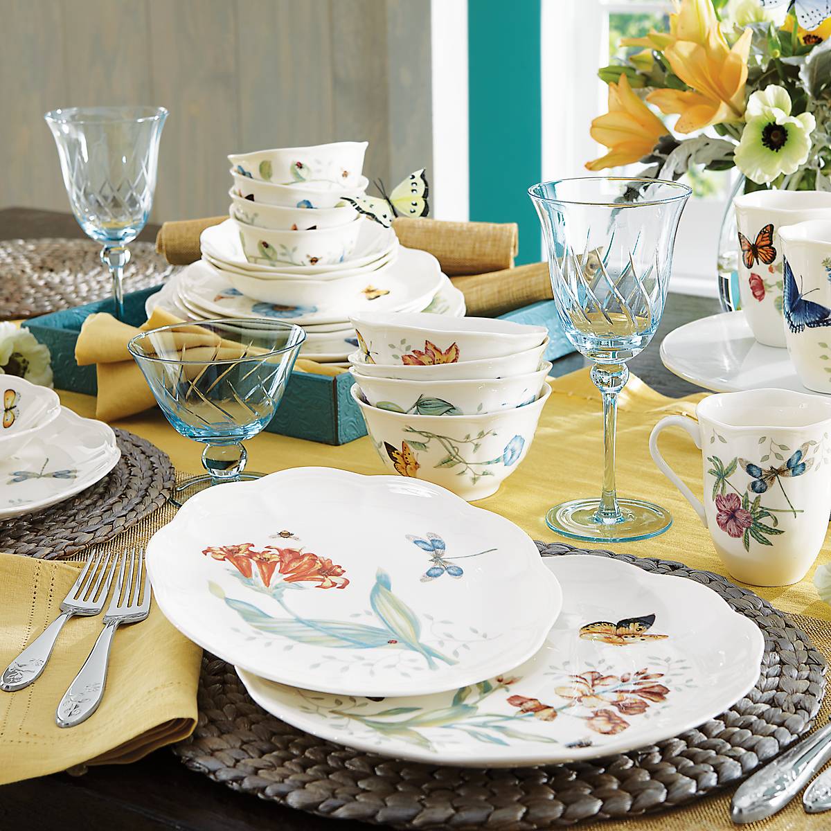 Butterfly Meadow 28 Piece Dinnerware Set - Image 16