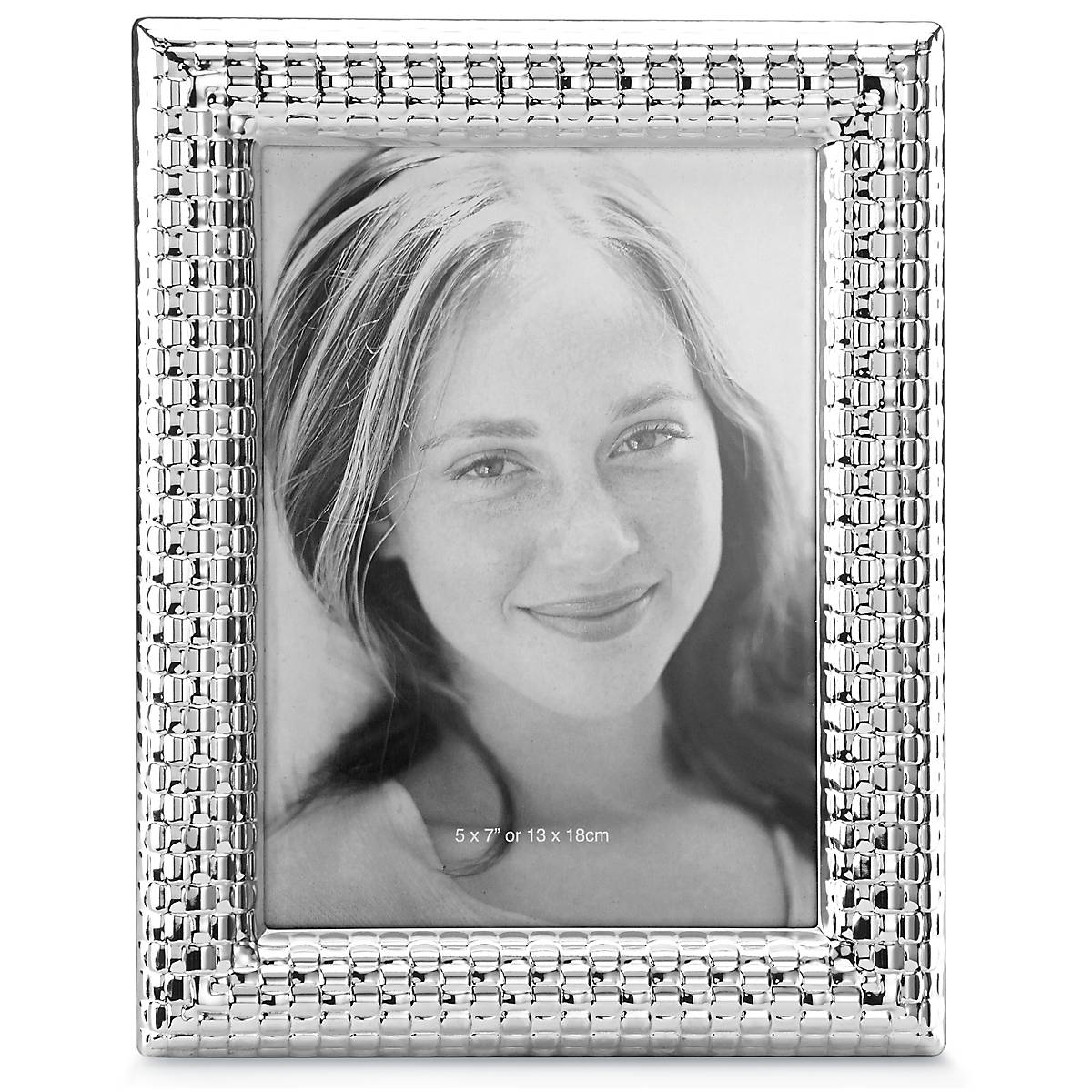 Watchband Silver 5" x 7" Photo Frame - Image 3