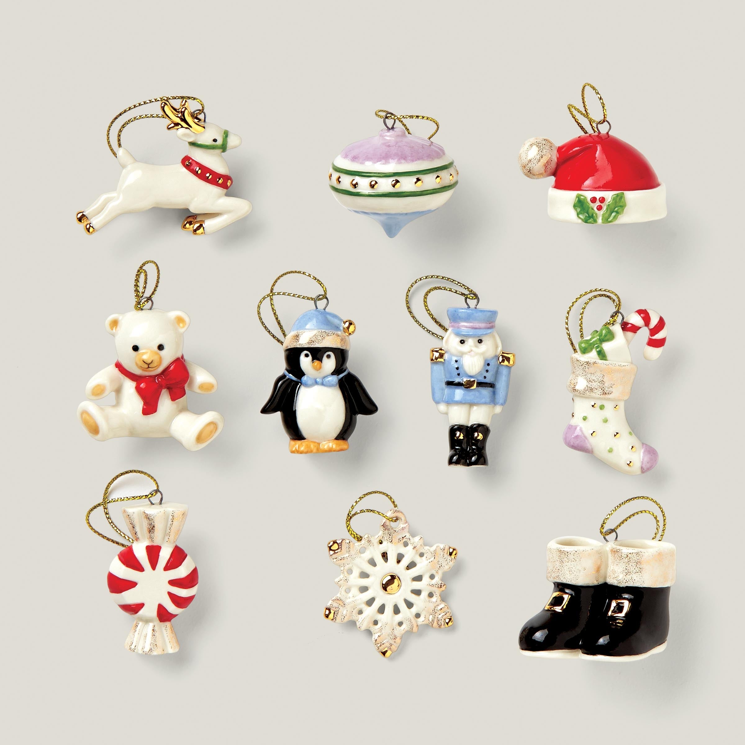 Christmas Memories 10 Piece Mini Ornament Set