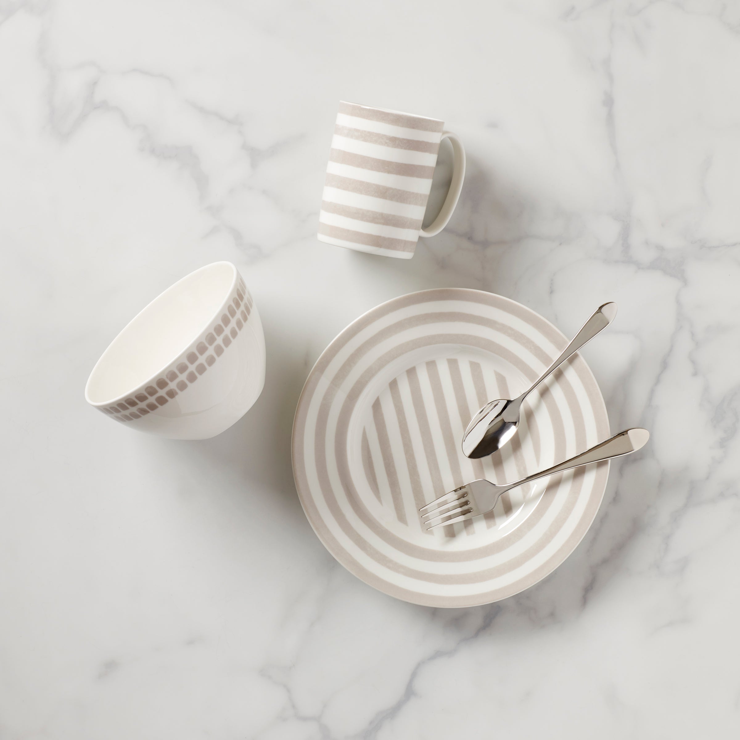 Charlotte Street Grey North 4 Piece Place Setting - Image 2