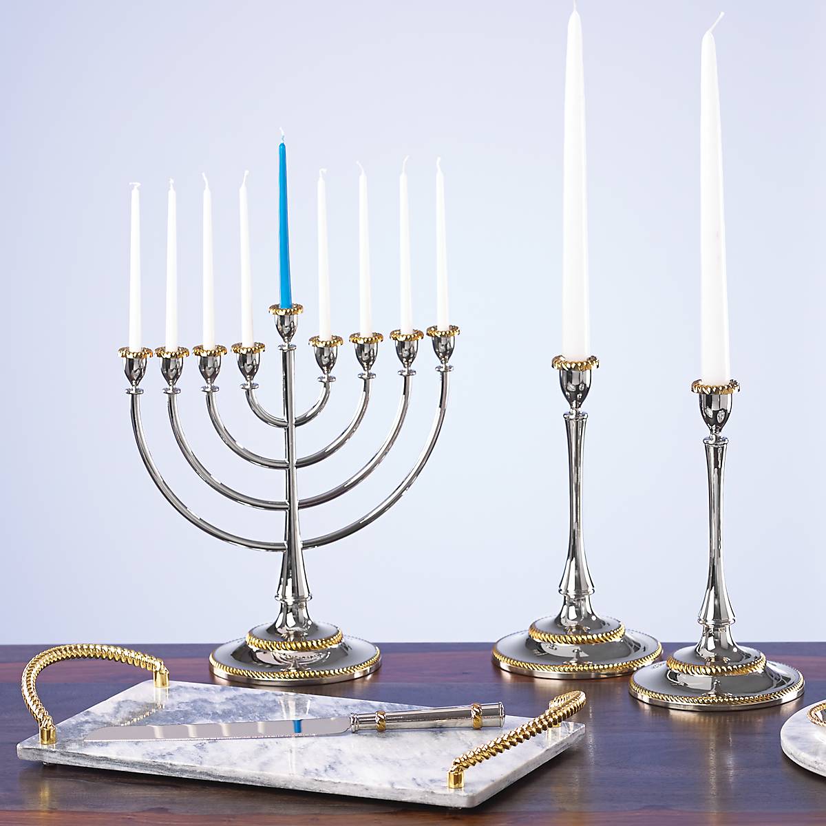 Alternative view of Roseland™ Menorah