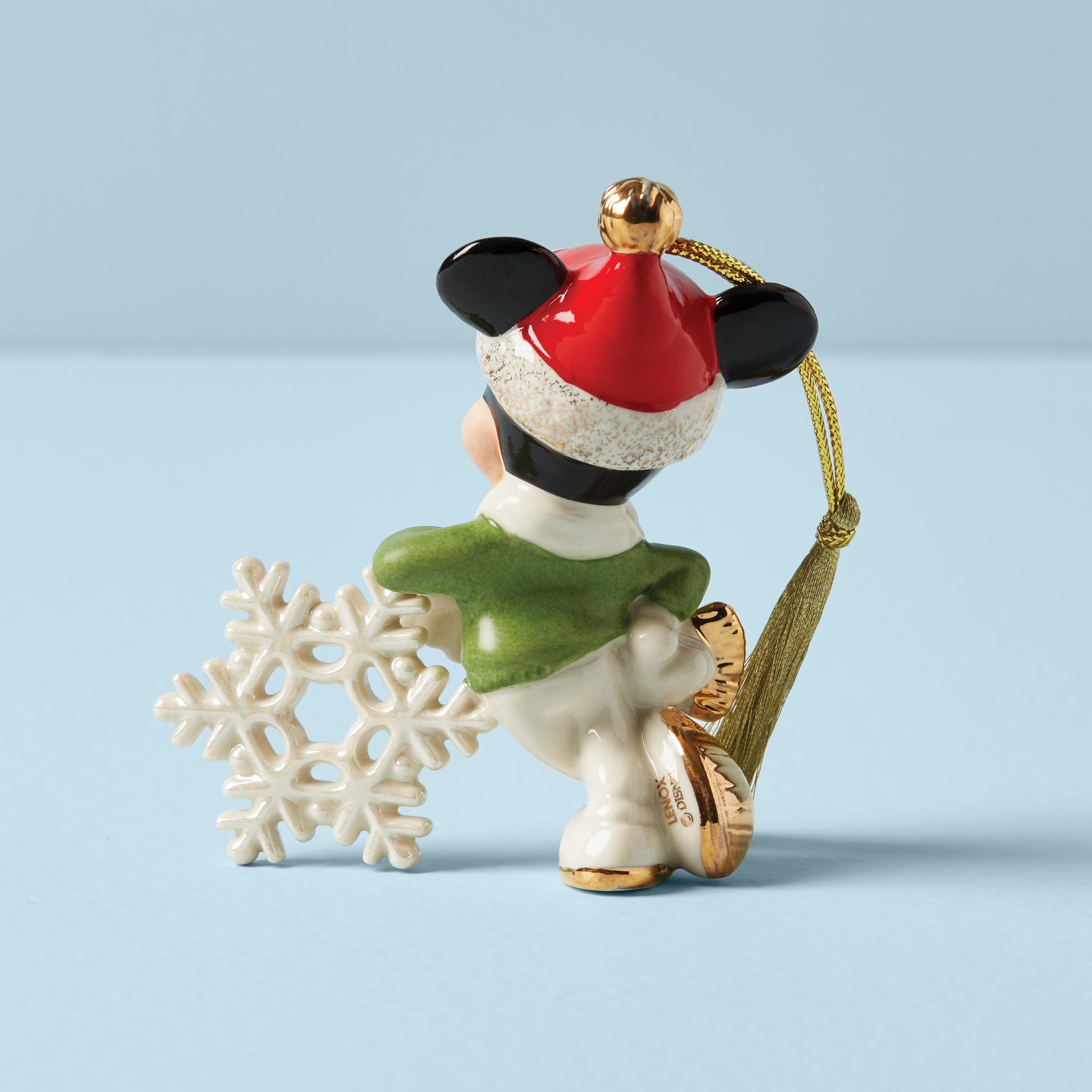 Alternative view of Personalized Mickey Mouse Snowflake Ornament