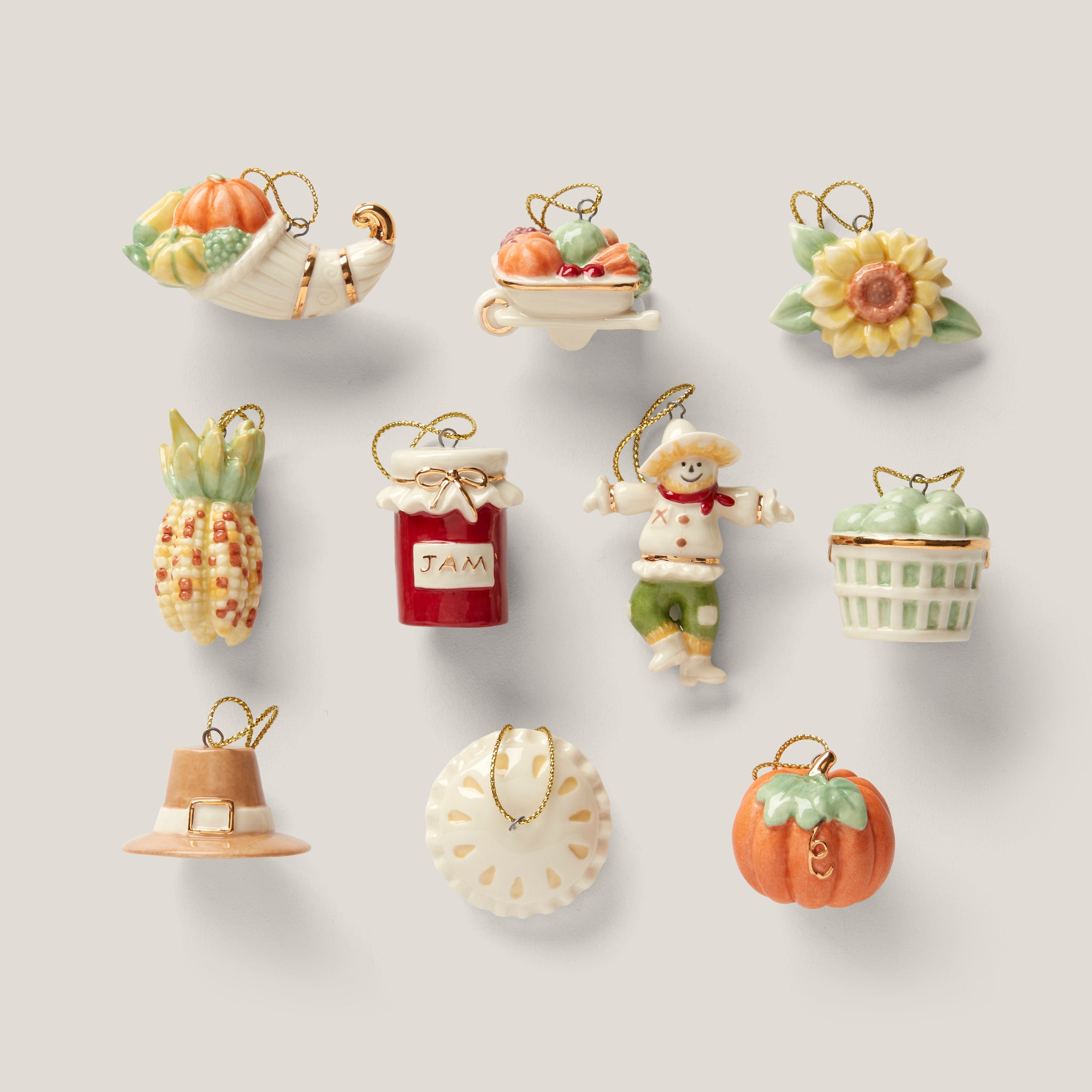 Autumn Favorites 10 Piece Mini Ornament Set
