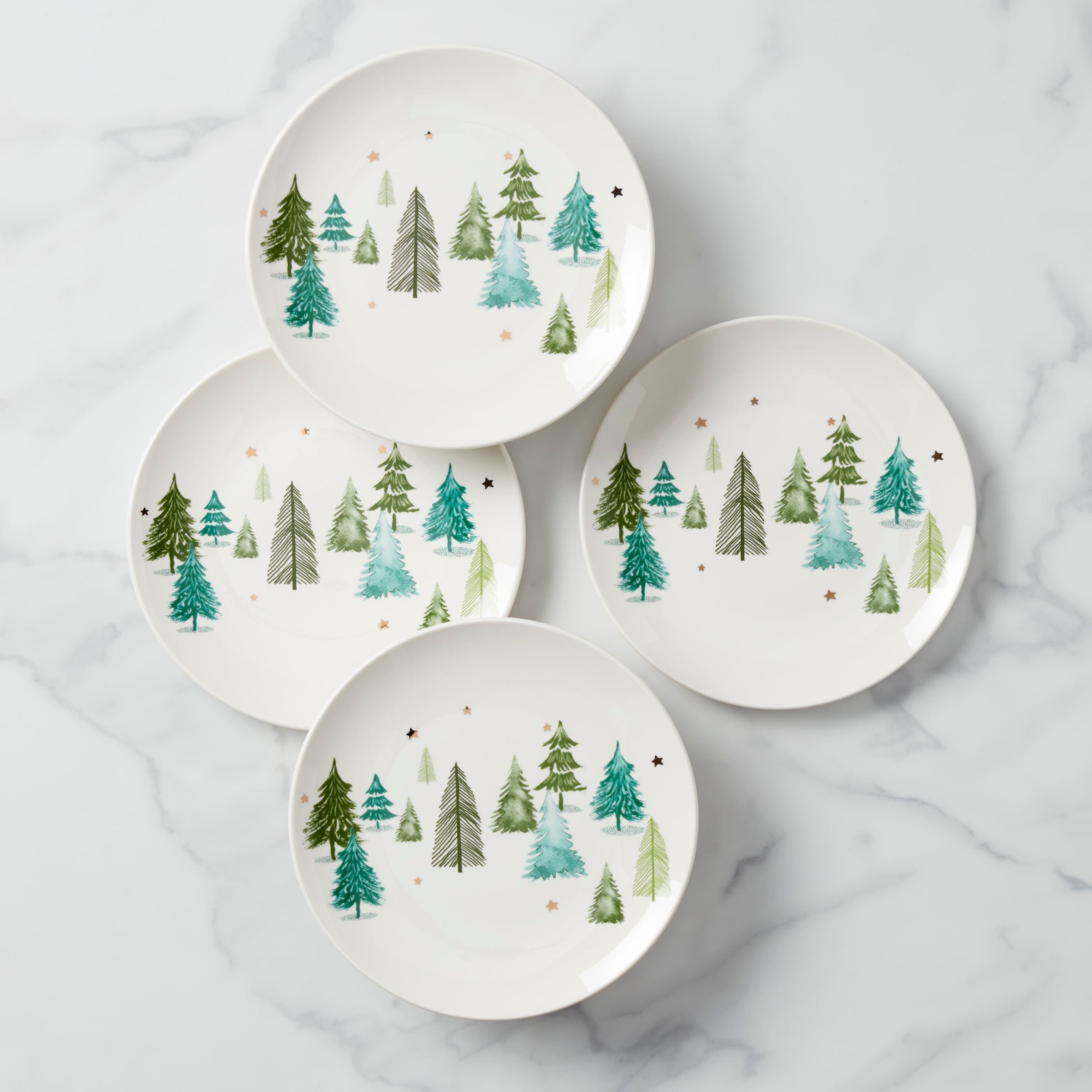 Balsam Lane Accent Plates   Set of 4