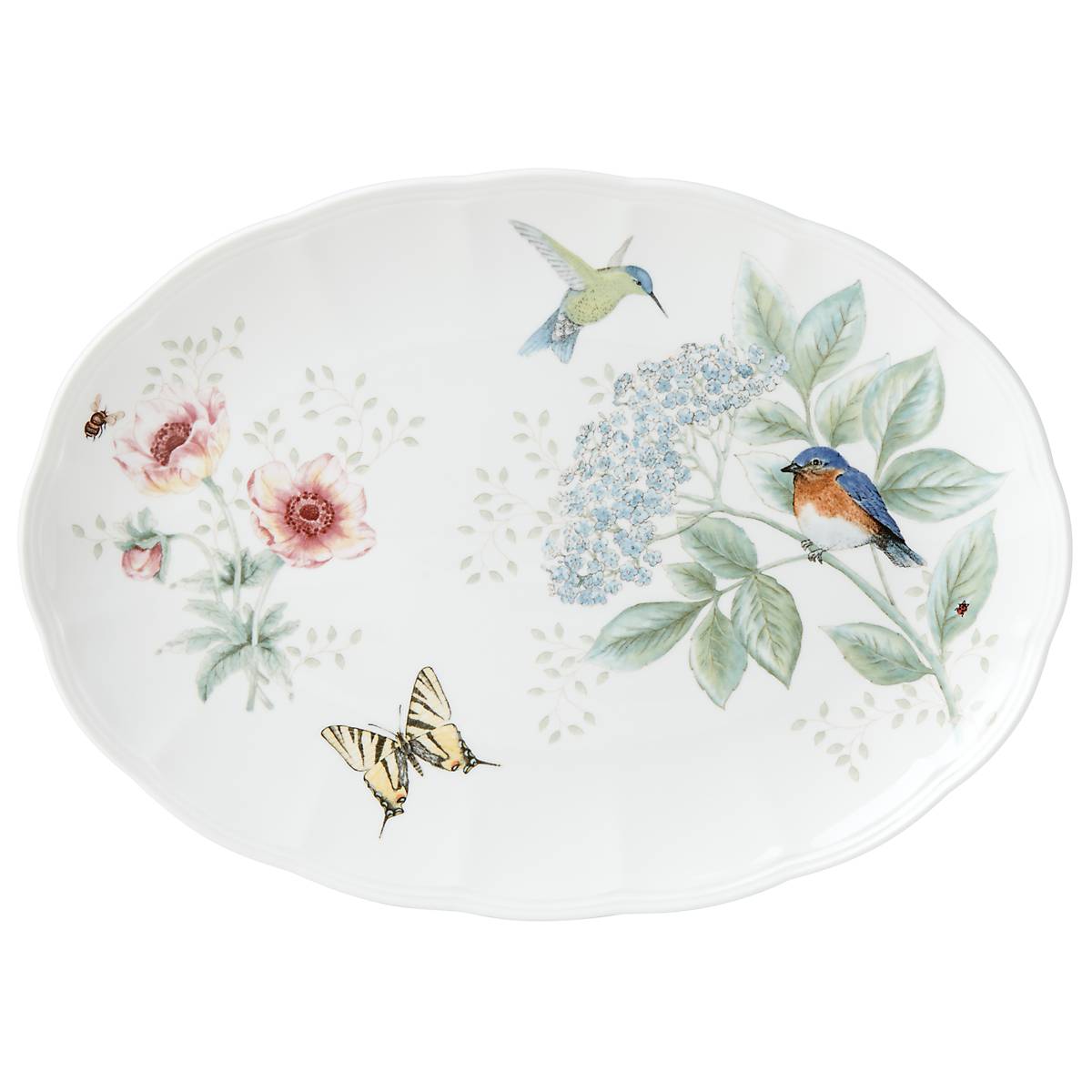 Alternative view of Butterfly Meadow Flutter Platter