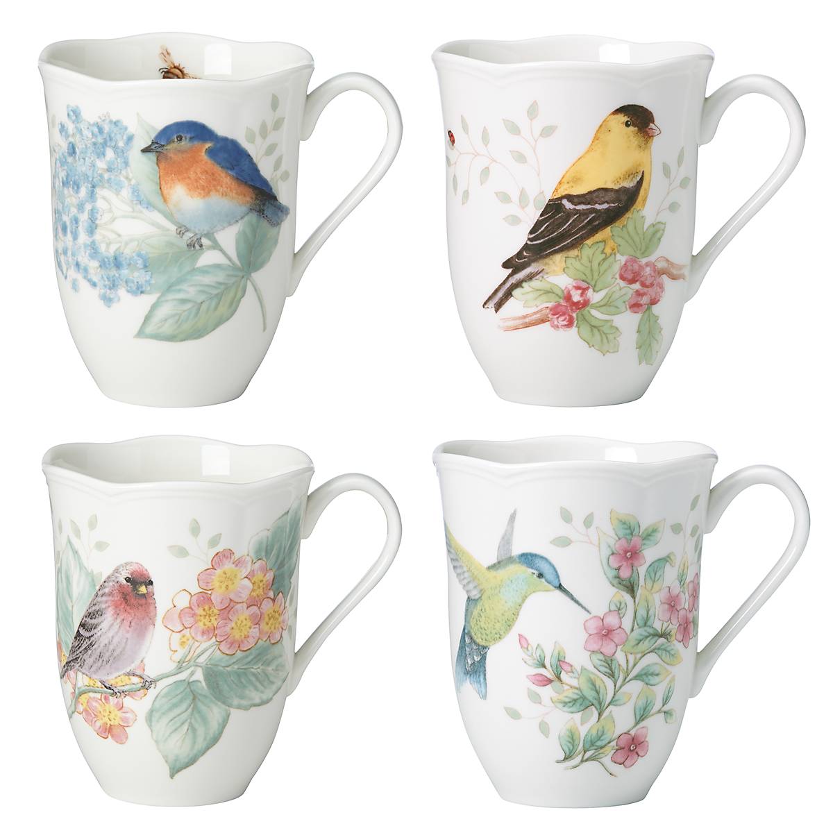 Butterfly Meadow Flutter Mugs Set of 4 - Image 3