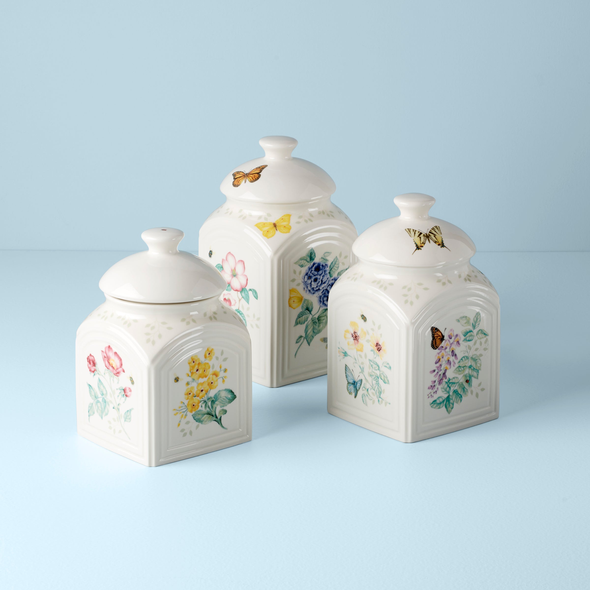 Butterfly Meadow 3 Piece Canister Set