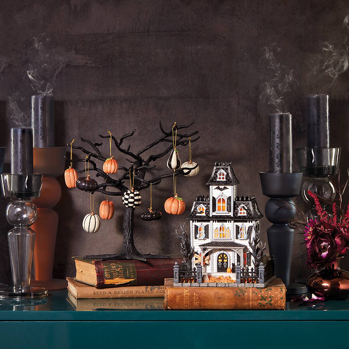 Alternative view of Matte Black Metal Ornament Tree