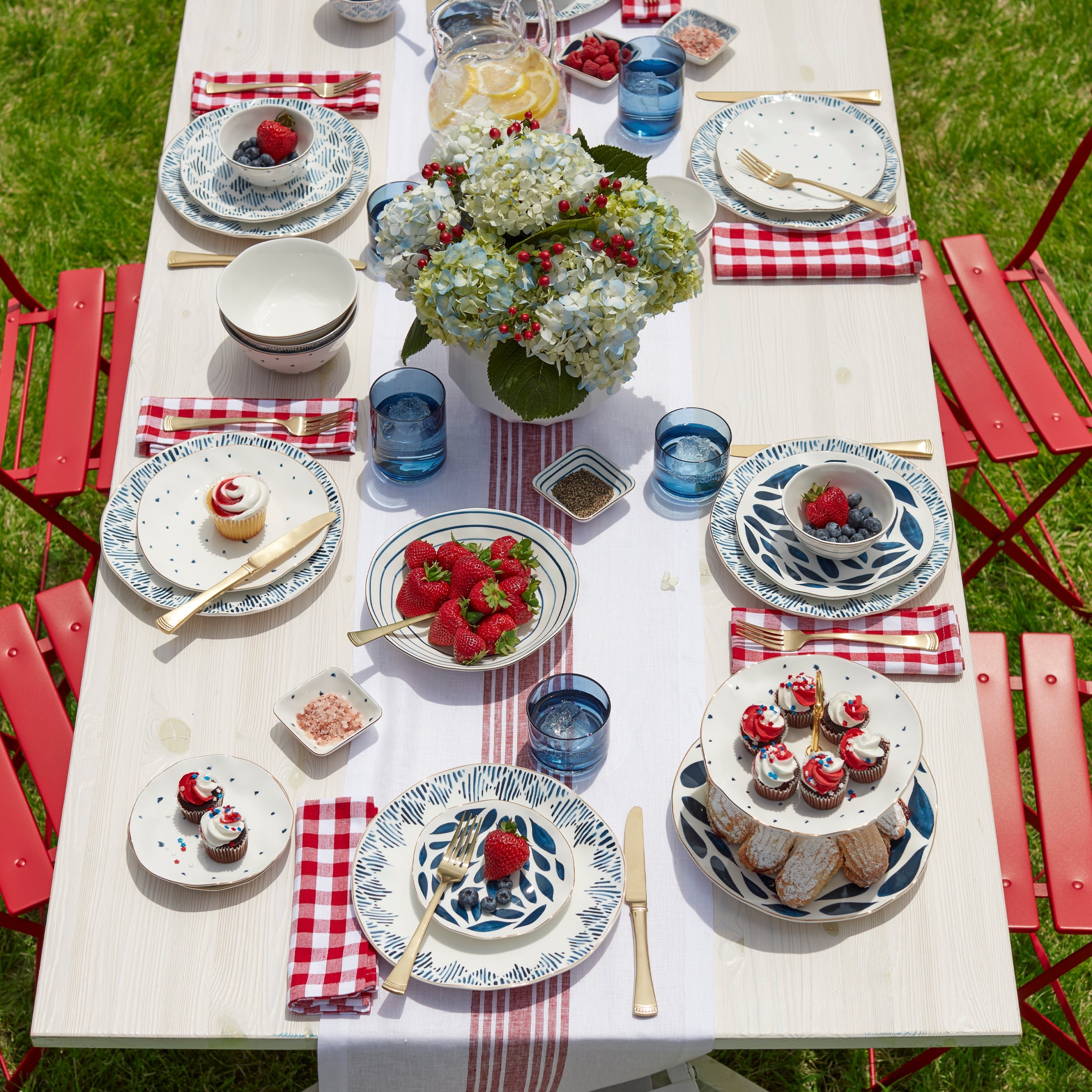 Alternative view of Blue Bay 12 Piece Dinnerware Set