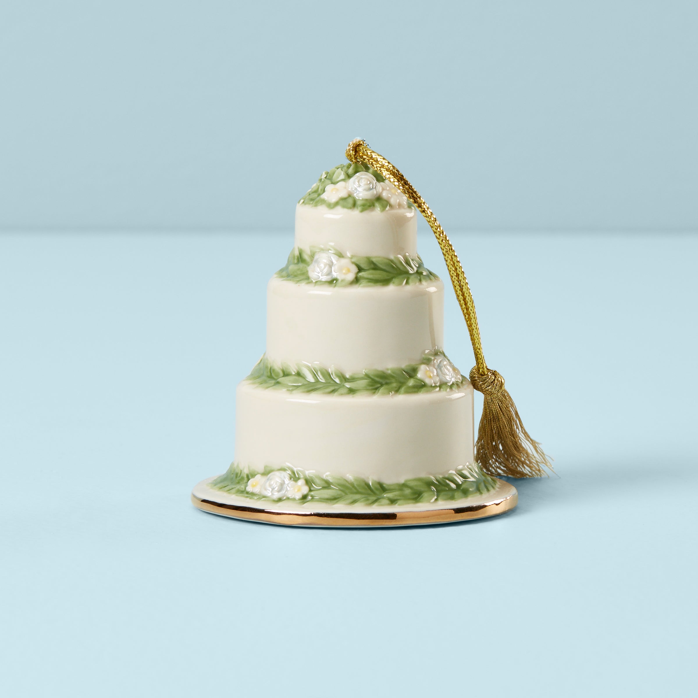 Alternative view of Personalized 1st Christmas Cake Ornament